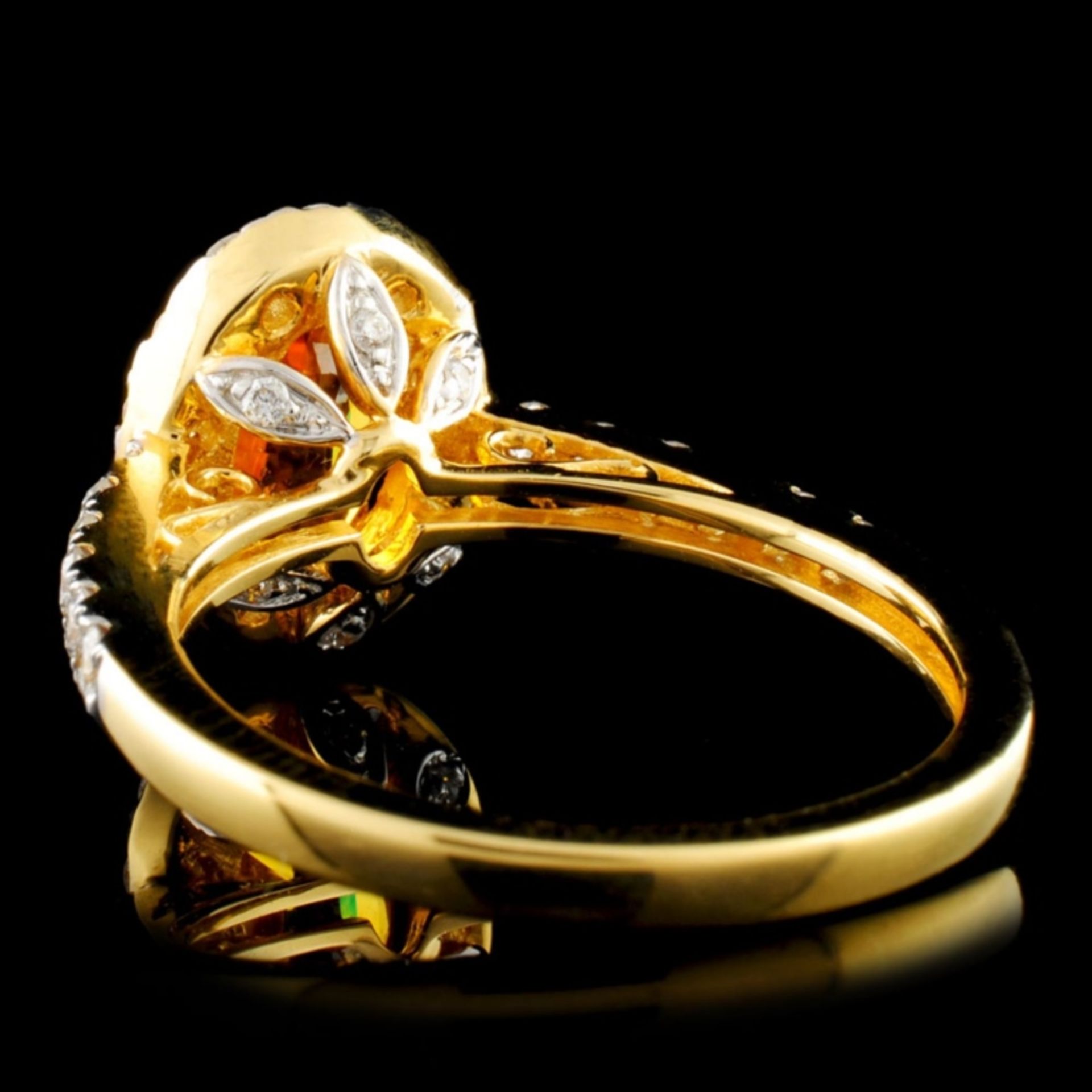 18K Gold 1.63ct Sapphire & 0.74ctw Diamond Ring - Image 3 of 5