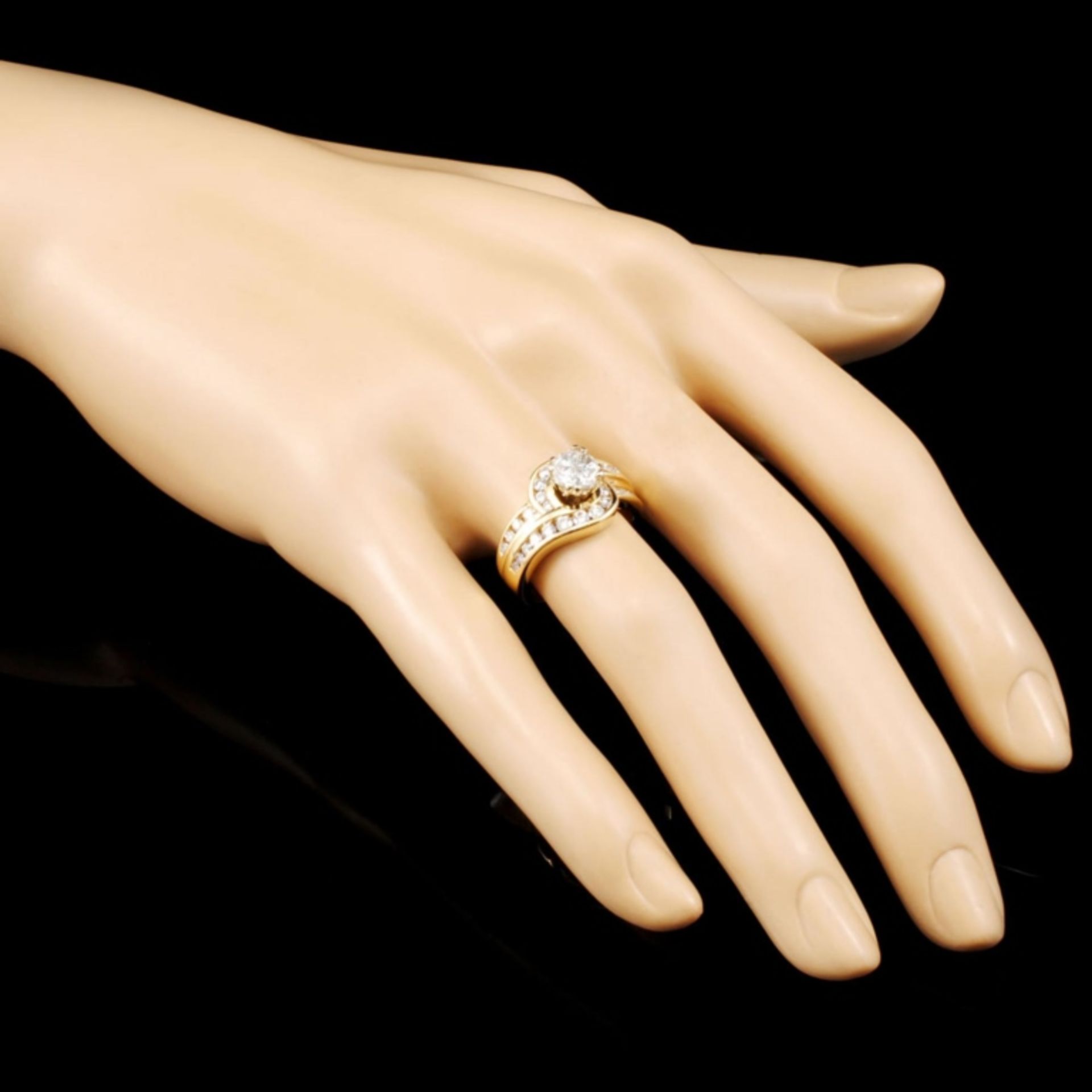 14K Gold 1.10ctw Diamond Ring - Image 3 of 5