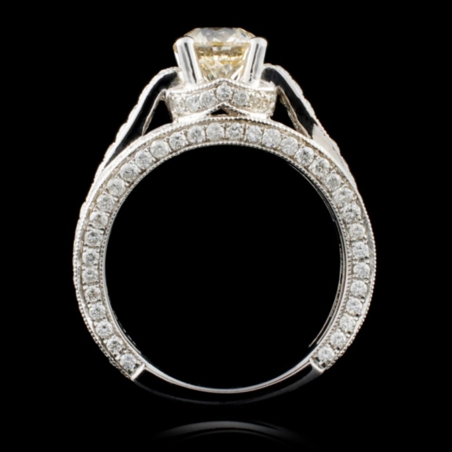 18K White Gold 2.65ctw Diamond Ring - Image 3 of 4