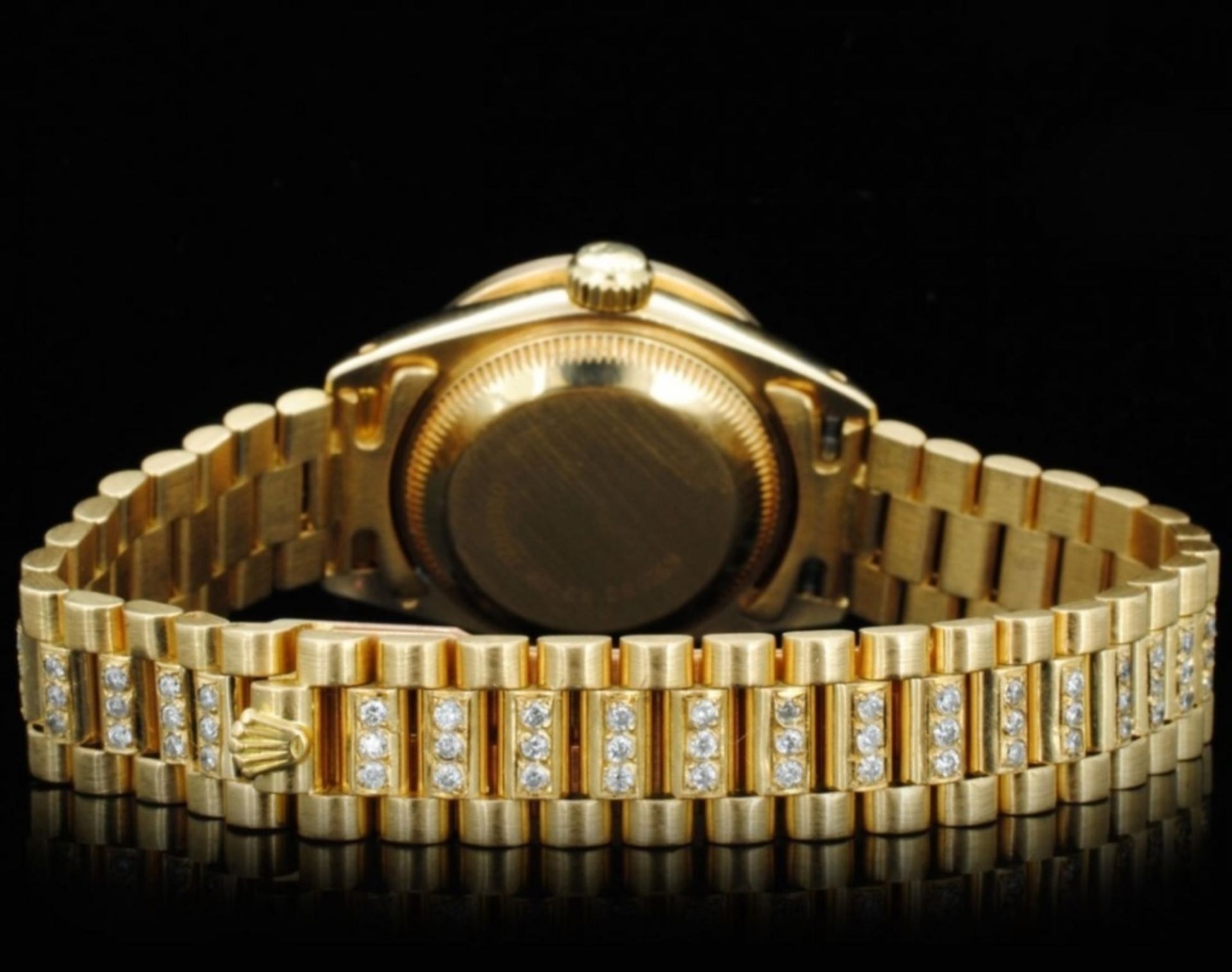 Rolex 18K 3.00ct Diamond Presidential Ladies Watch - Image 5 of 7