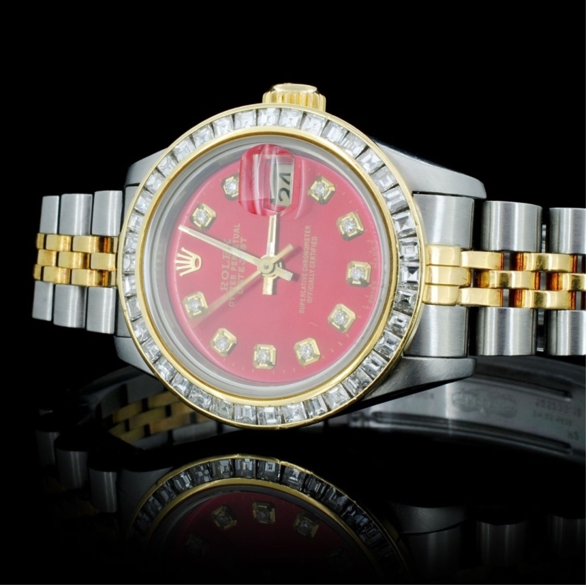 Rolex DateJust Ladies 1.50ct Diamond Wristwatch - Image 3 of 6