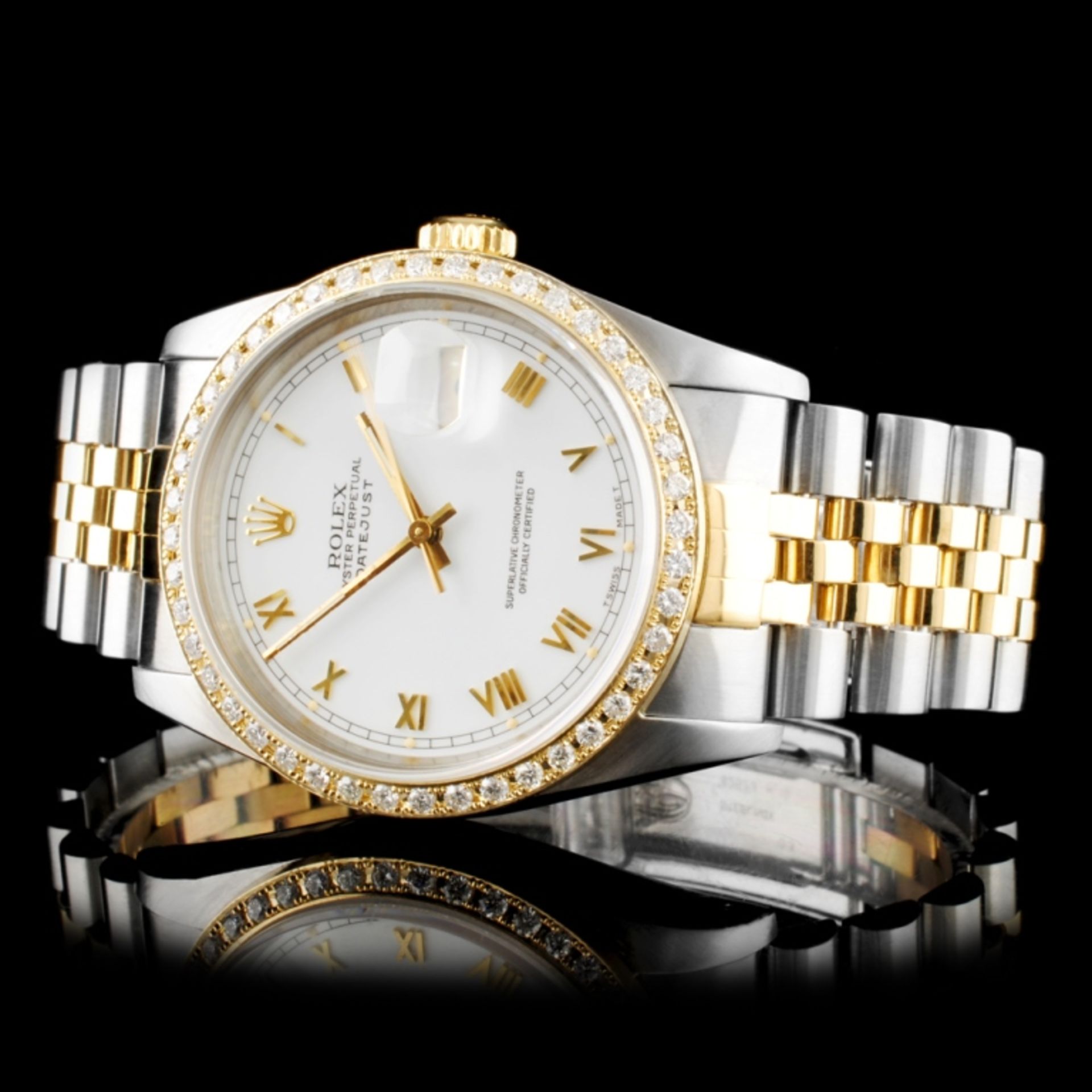 Rolex DateJust Diamond 36MM Wristwatch - Image 2 of 6