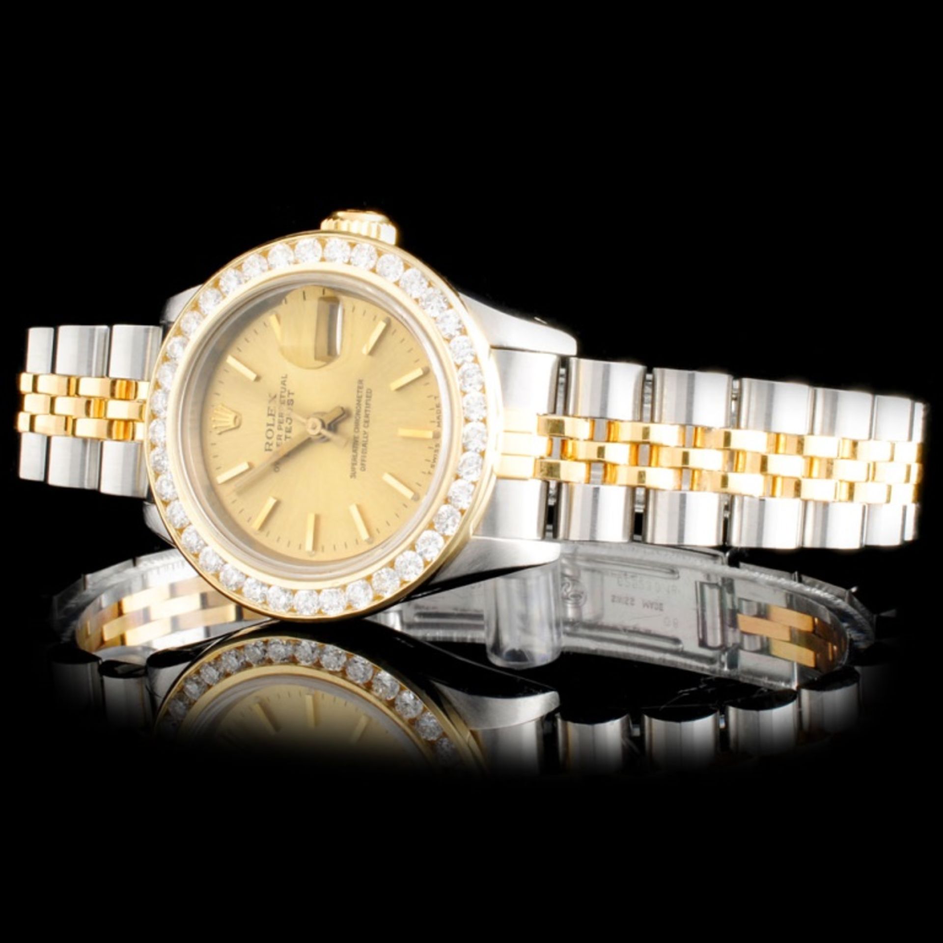 Rolex DateJust Ladies Diamond Wristwatch - Image 2 of 5