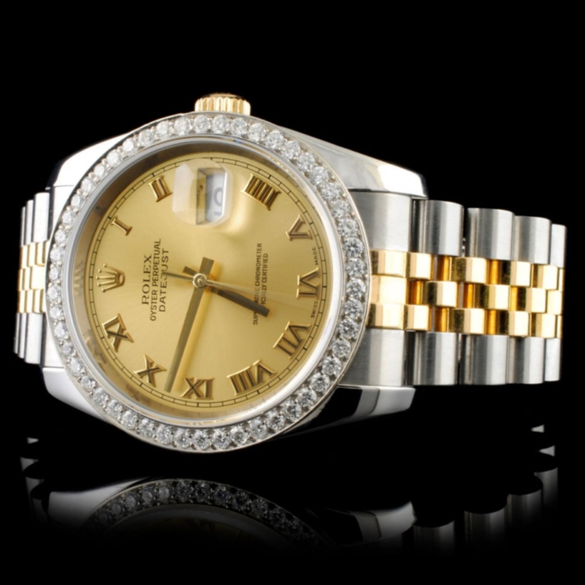 Rolex DateJust 116233 18K YG/SS Diamond 36MM Watch - Image 2 of 7