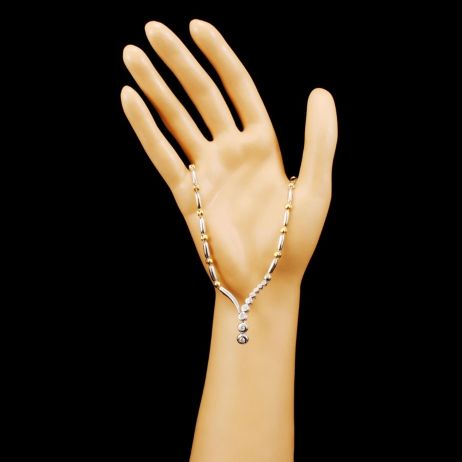 14K Gold 0.46ctw Diamond Necklace - Image 3 of 4