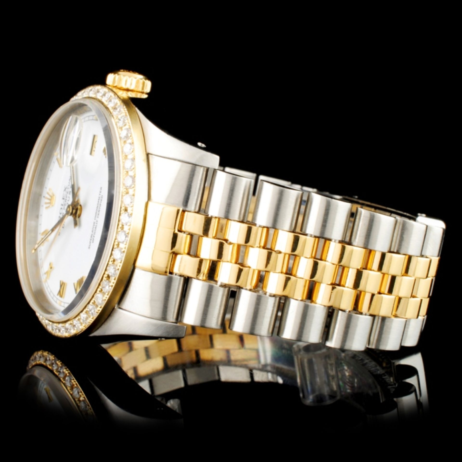 Rolex DateJust Diamond 36MM Wristwatch - Image 3 of 6