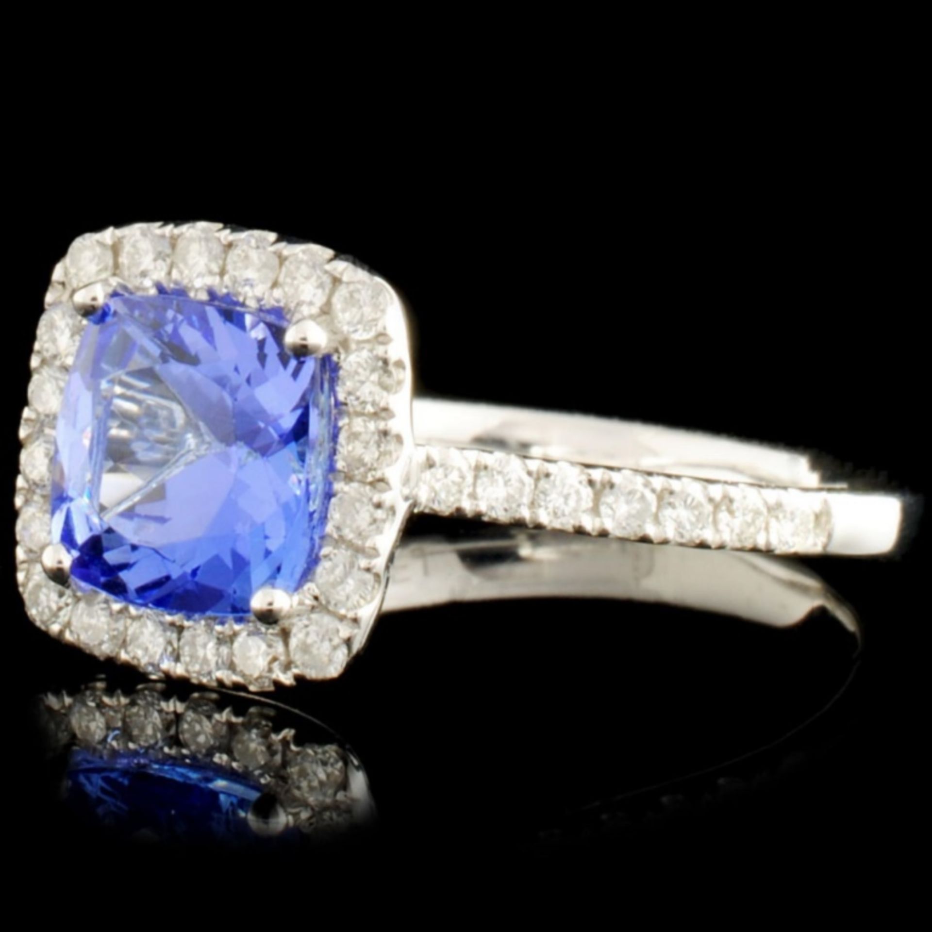 14K Gold 1.61ct Tanzanite & 0.42ctw Diamond Ring - Image 2 of 5