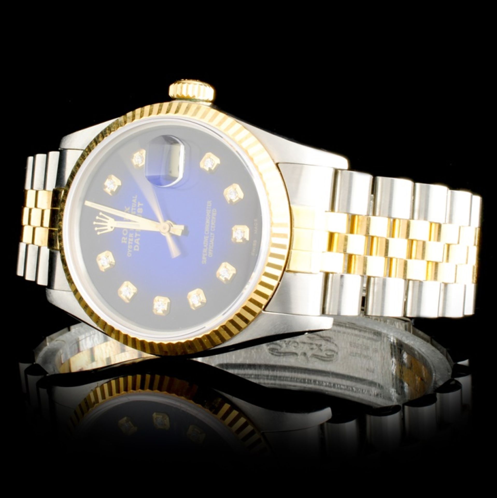 Rolex Two-Tone 36MM DateJust Diamond Wristwatch - Image 2 of 5