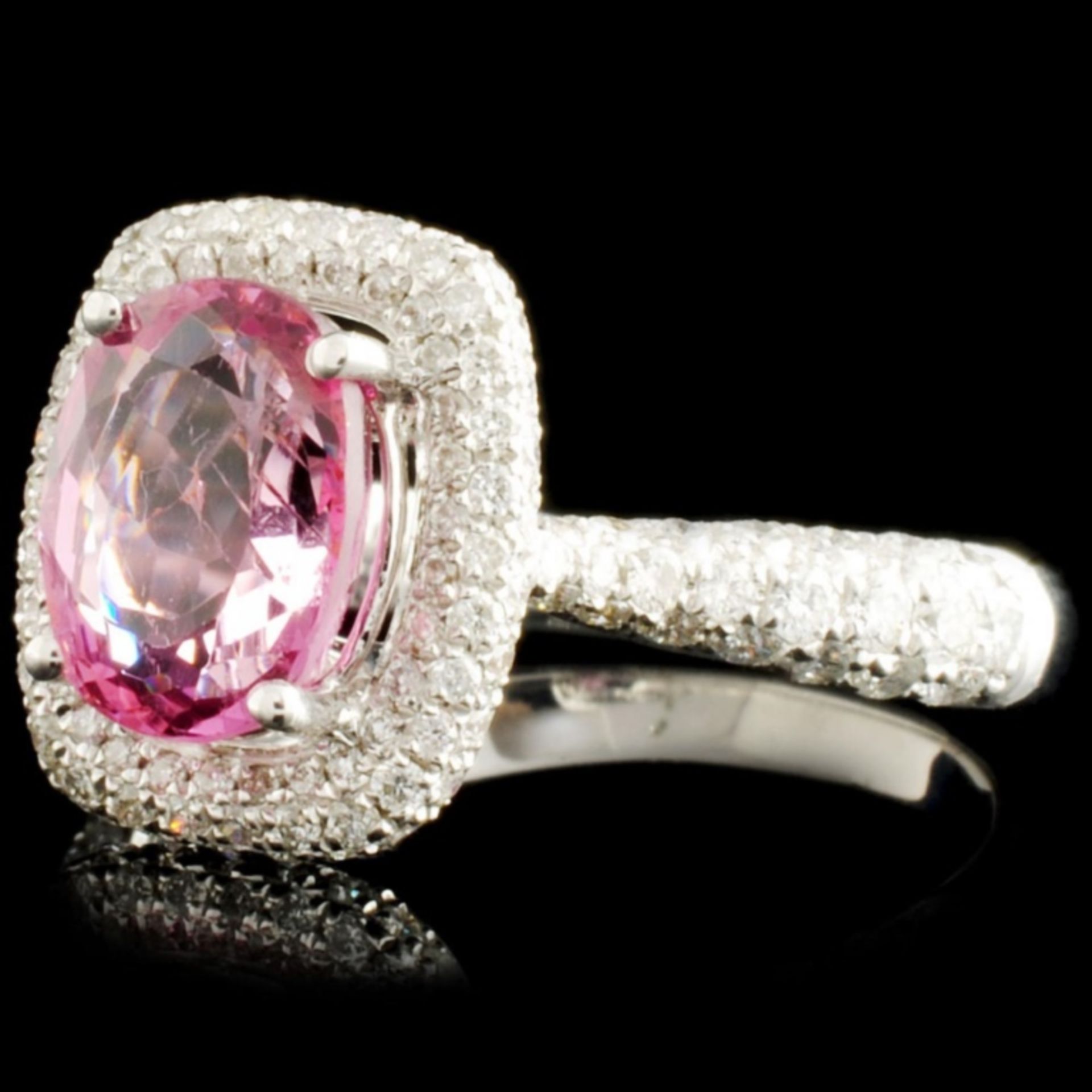 18K Gold 2.11ct Spinel & 0.95ctw Diamond Ring - Image 2 of 5