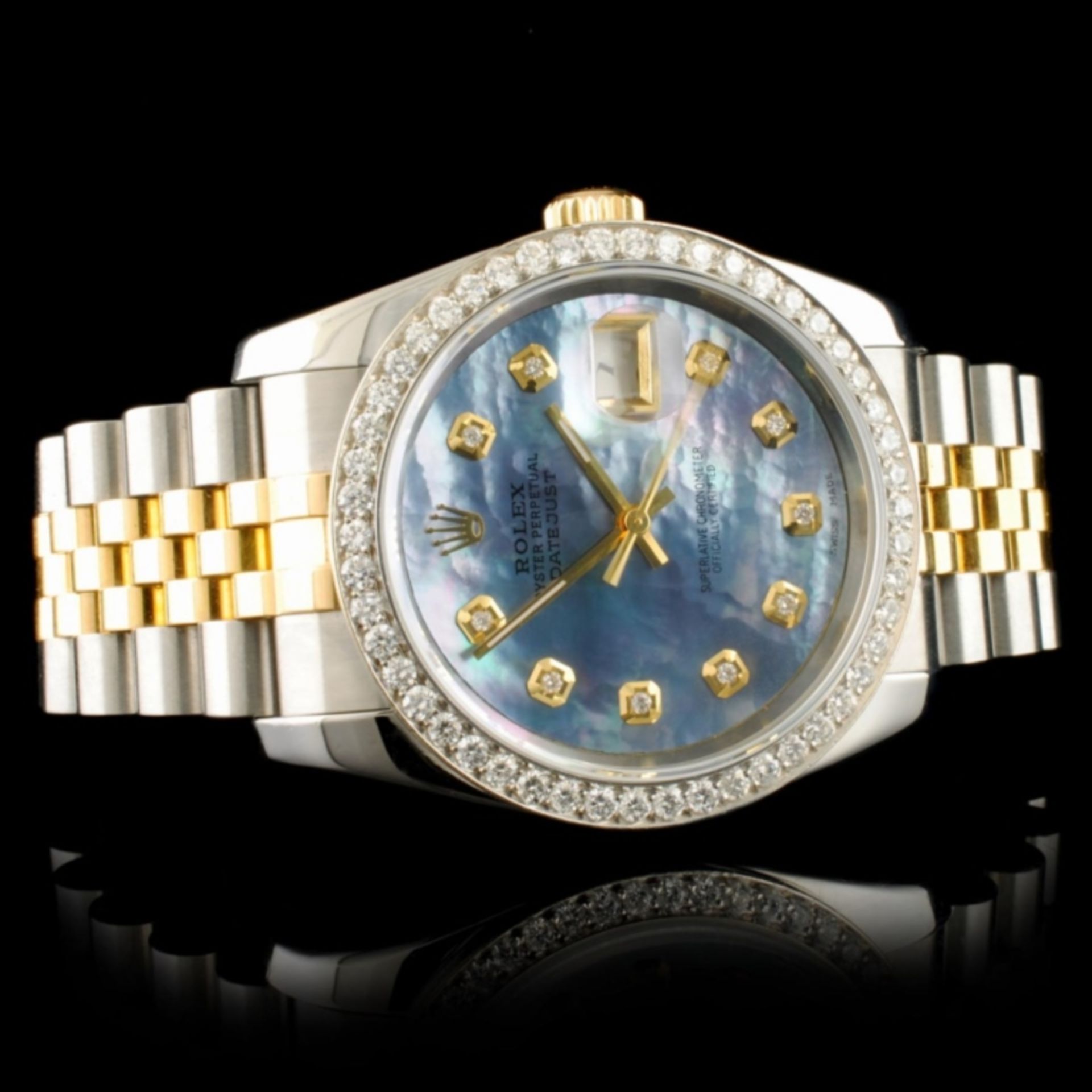 Rolex DateJust 116233 18K YG/SS Diamond 36MM Watch - Image 3 of 4