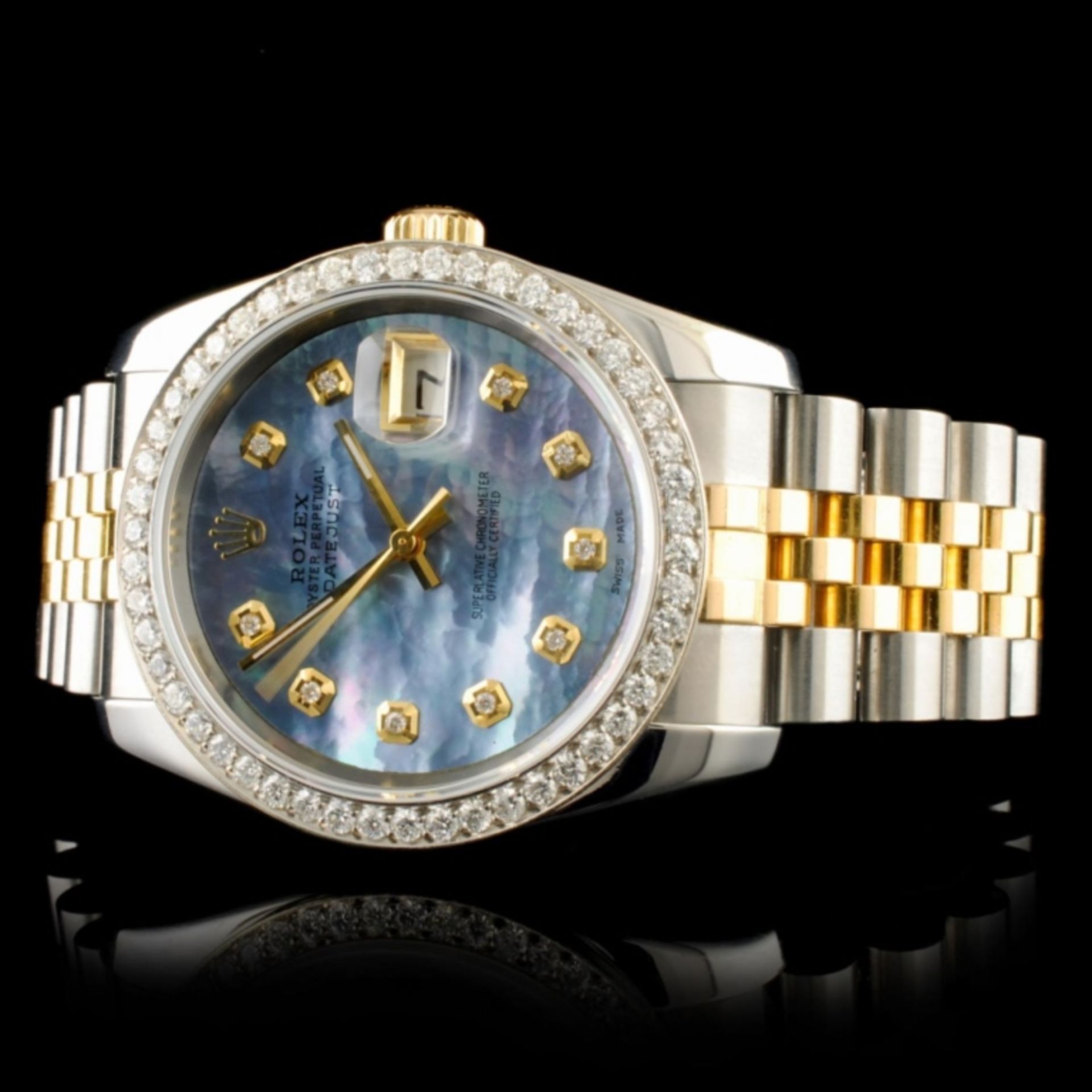 Rolex DateJust 116233 18K YG/SS Diamond 36MM Watch - Image 2 of 4