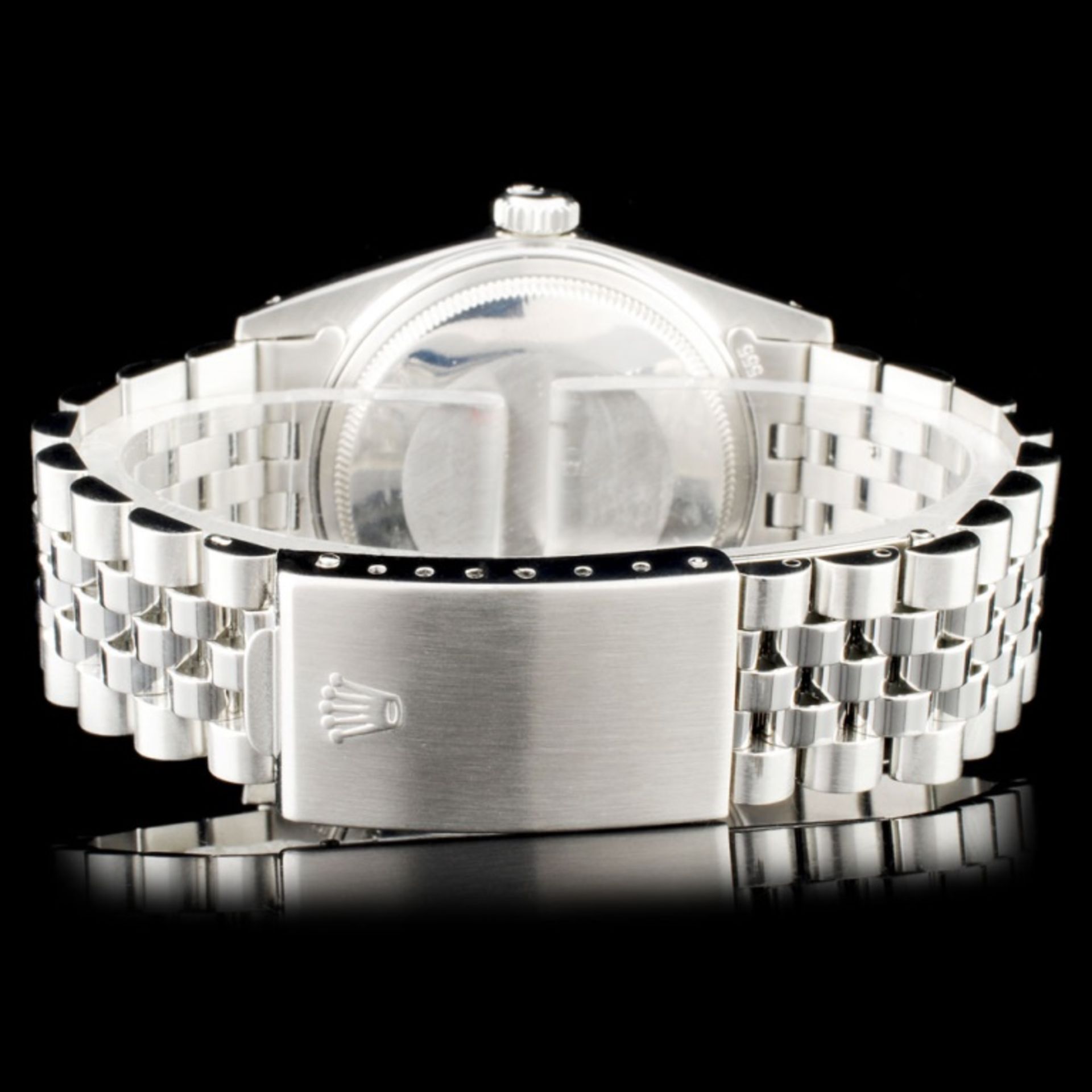 Rolex SS 31mm DateJust Diamond Wristwatch - Image 4 of 9