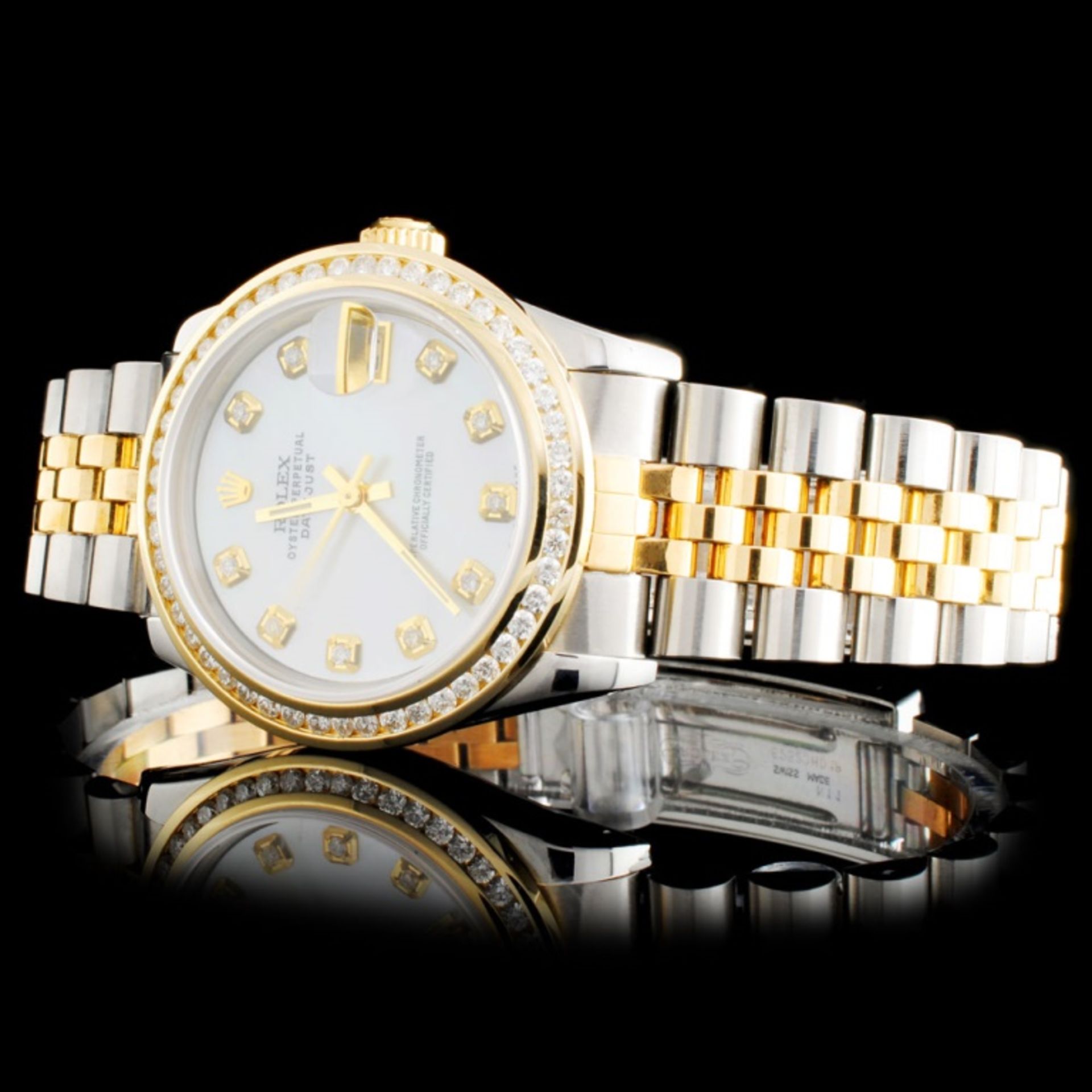 Rolex 31mm DateJust 1.00ct Diamond Watch - Image 2 of 4