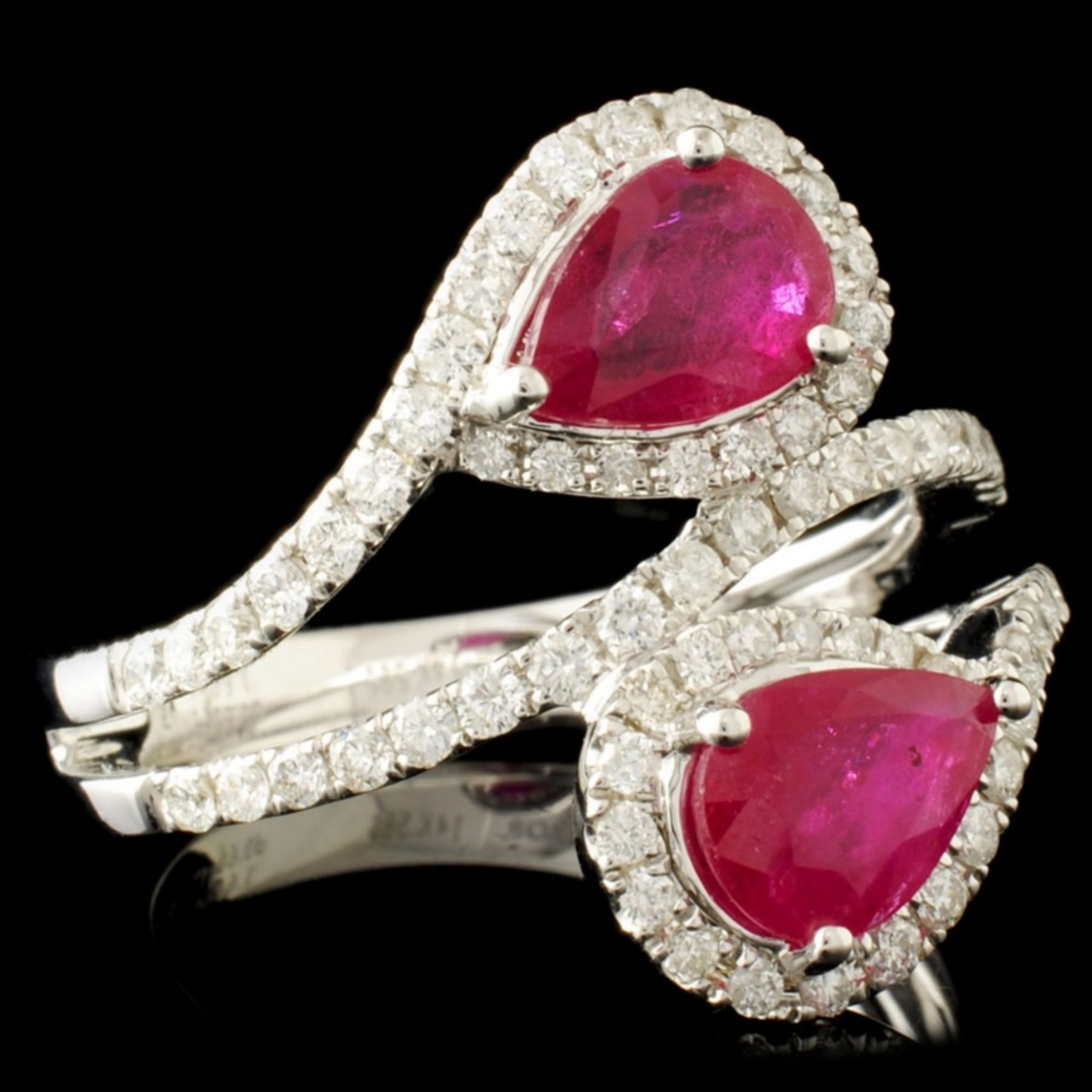 14K Gold 1.60ct Ruby & 0.60ctw Diamond Ring - Image 3 of 5