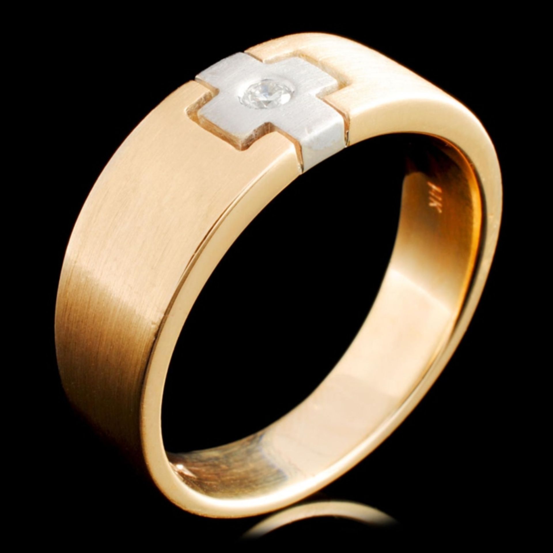 14K Gold 0.05ctw Diamond Ring - Image 3 of 4