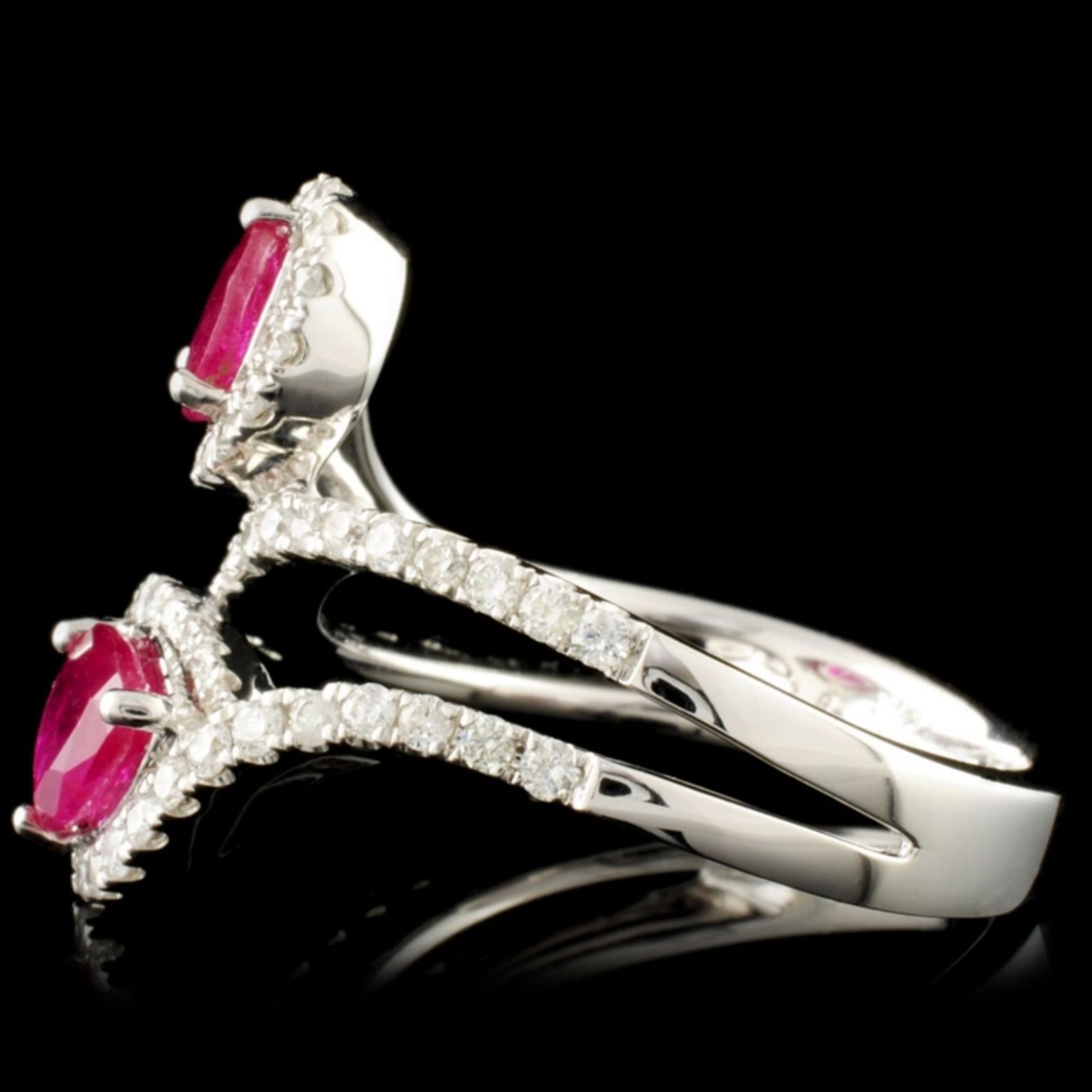 14K Gold 1.60ct Ruby & 0.60ctw Diamond Ring - Image 4 of 5