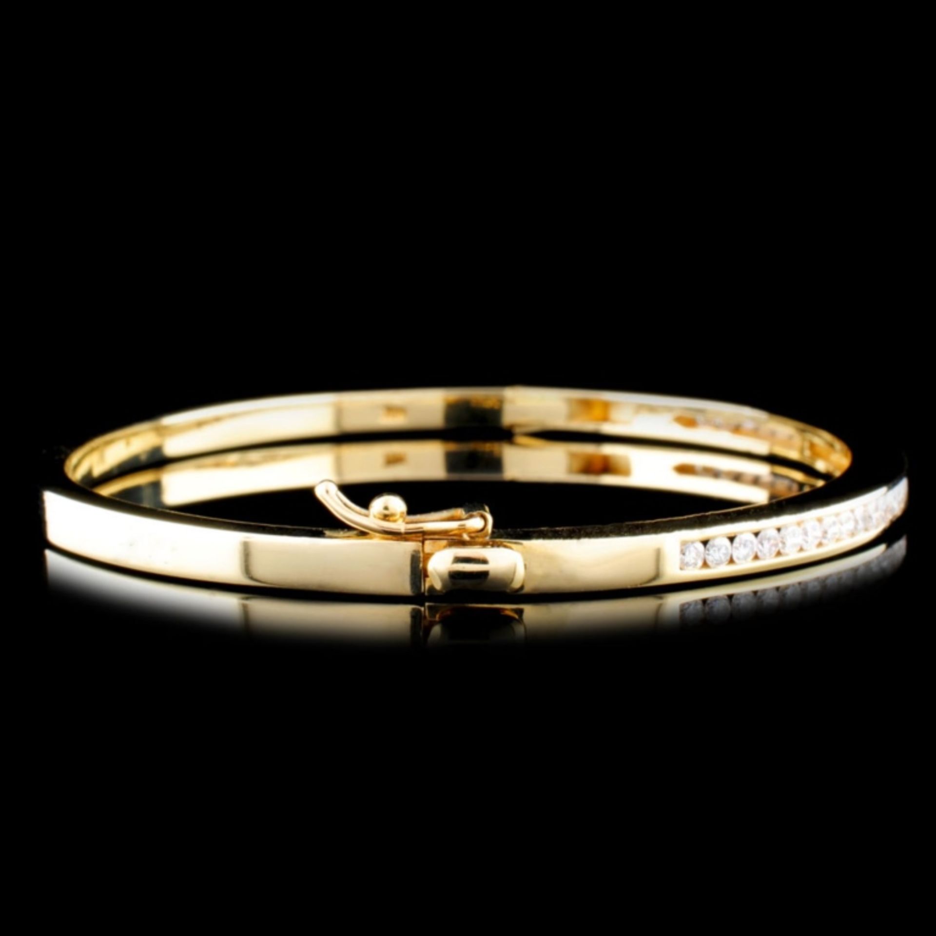 14K Gold 1.12ctw Diamond Bracelet - Image 2 of 4