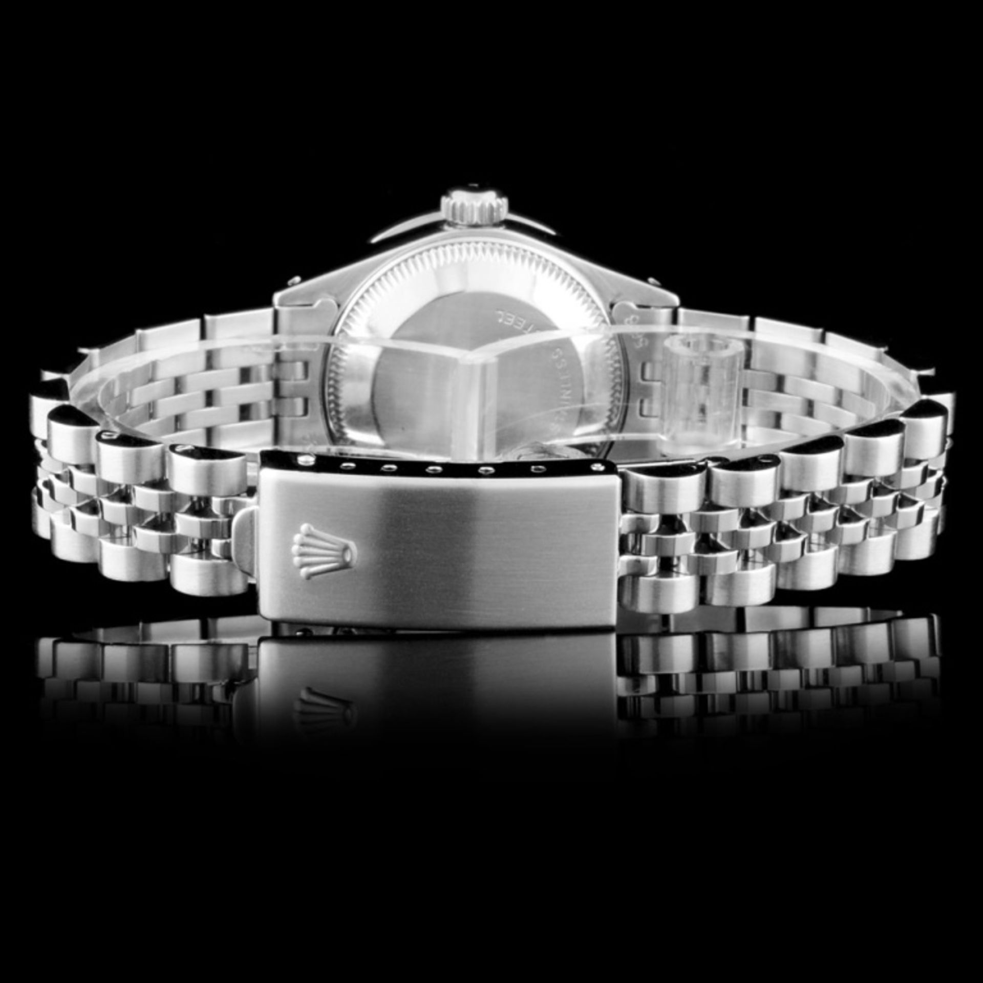 Rolex SS DateJust Ladies Diamond Wristwatch - Image 3 of 5