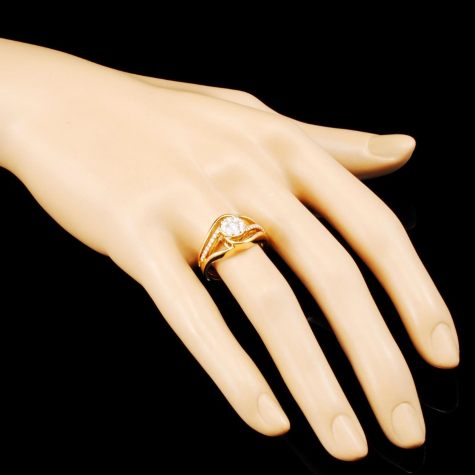 14K Gold 0.52ctw Diamond Ring - Image 3 of 5