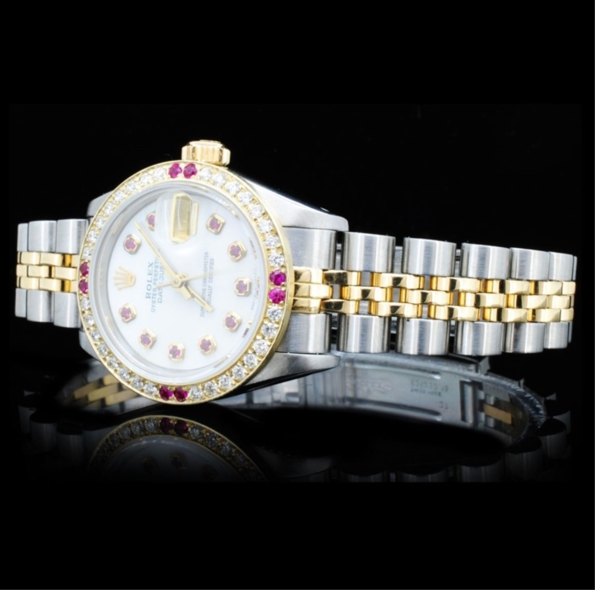 Rolex YG/SS DateJust 1.00ct Diamond Ladies Watch - Image 2 of 5