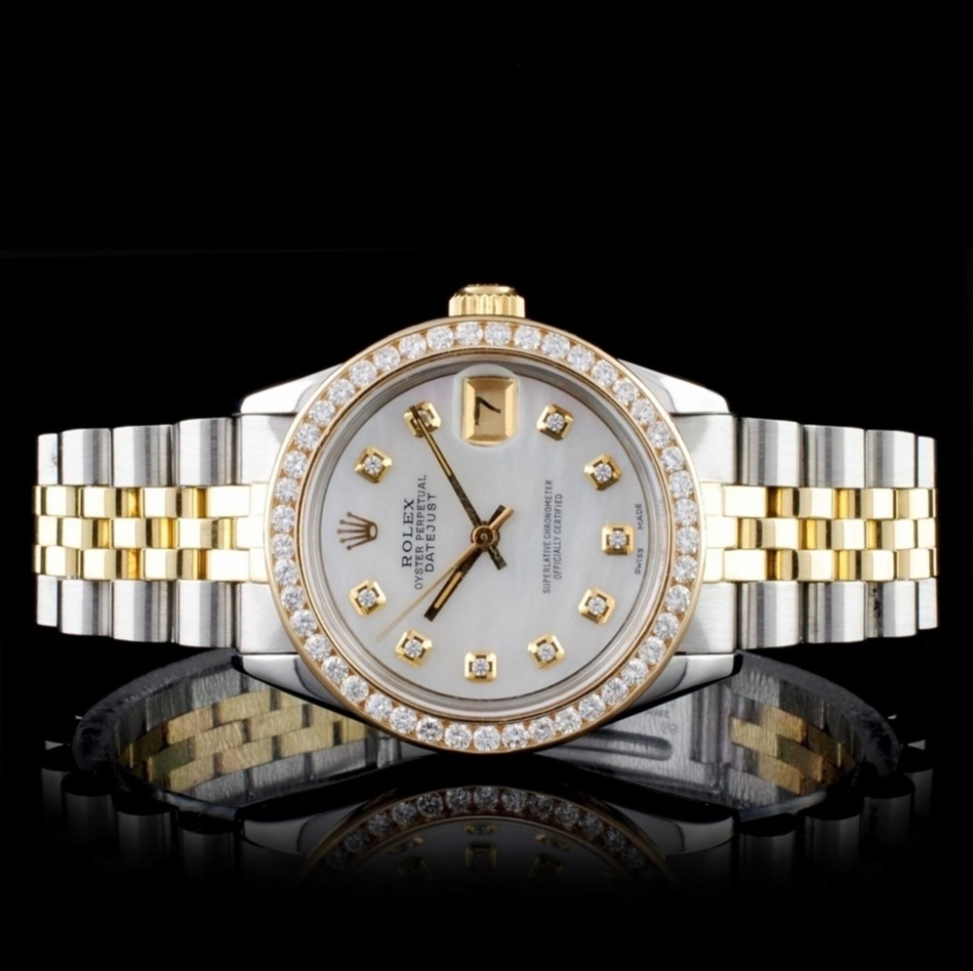 Rolex DateJust Diamond 31mm Wristwatch