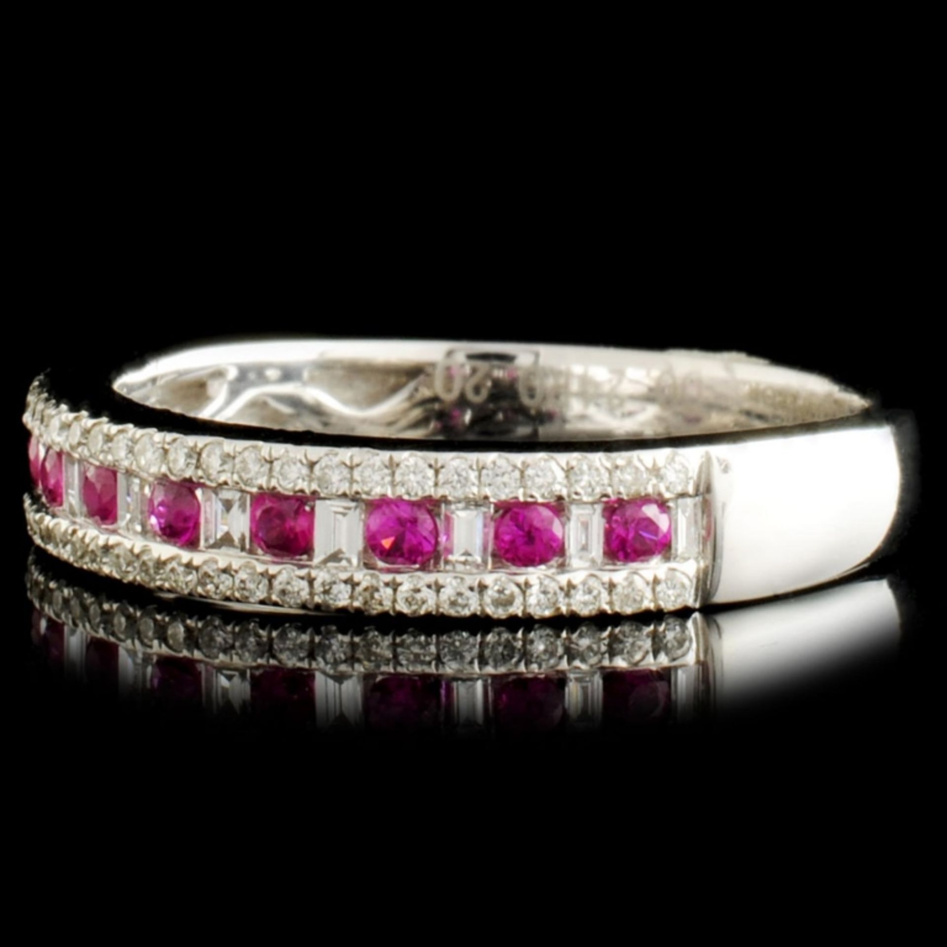 14K Gold 0.19ct Ruby & 0.25ctw Diamond Ring - Image 2 of 4