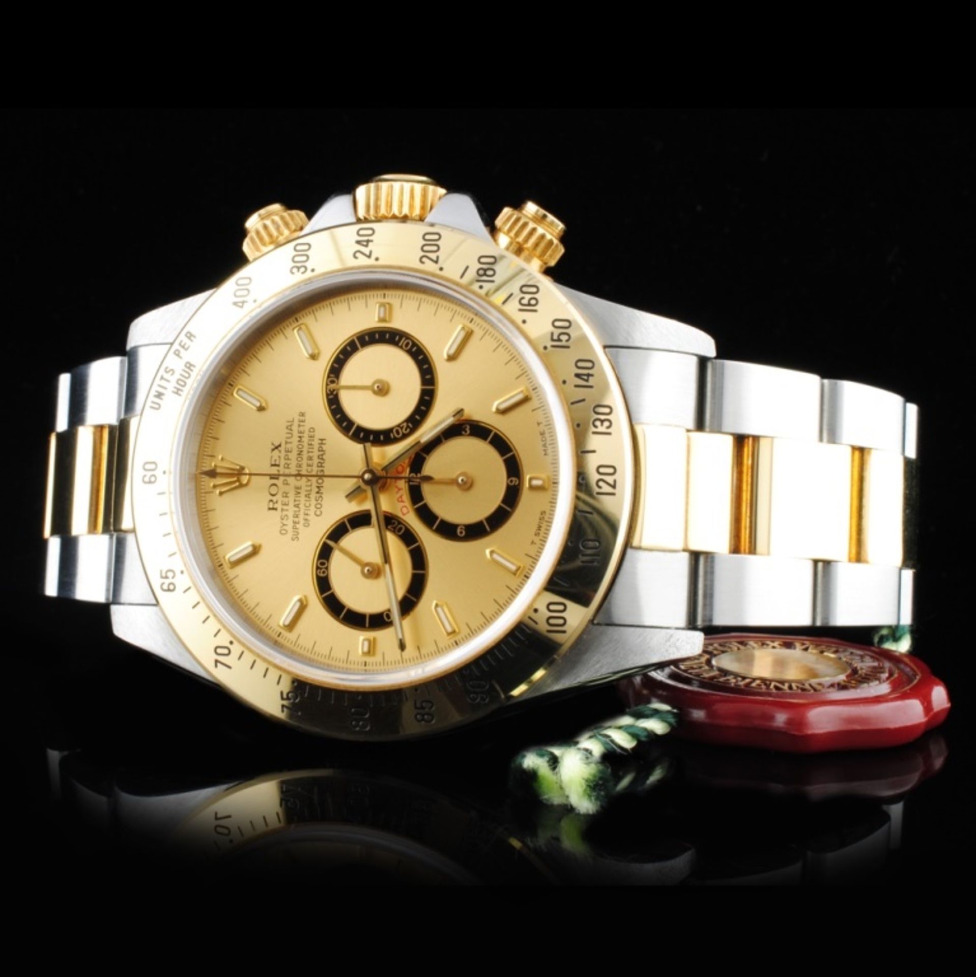 Rolex Daytona Zenith 18K & SS 40MM Wristwatch - Image 2 of 7