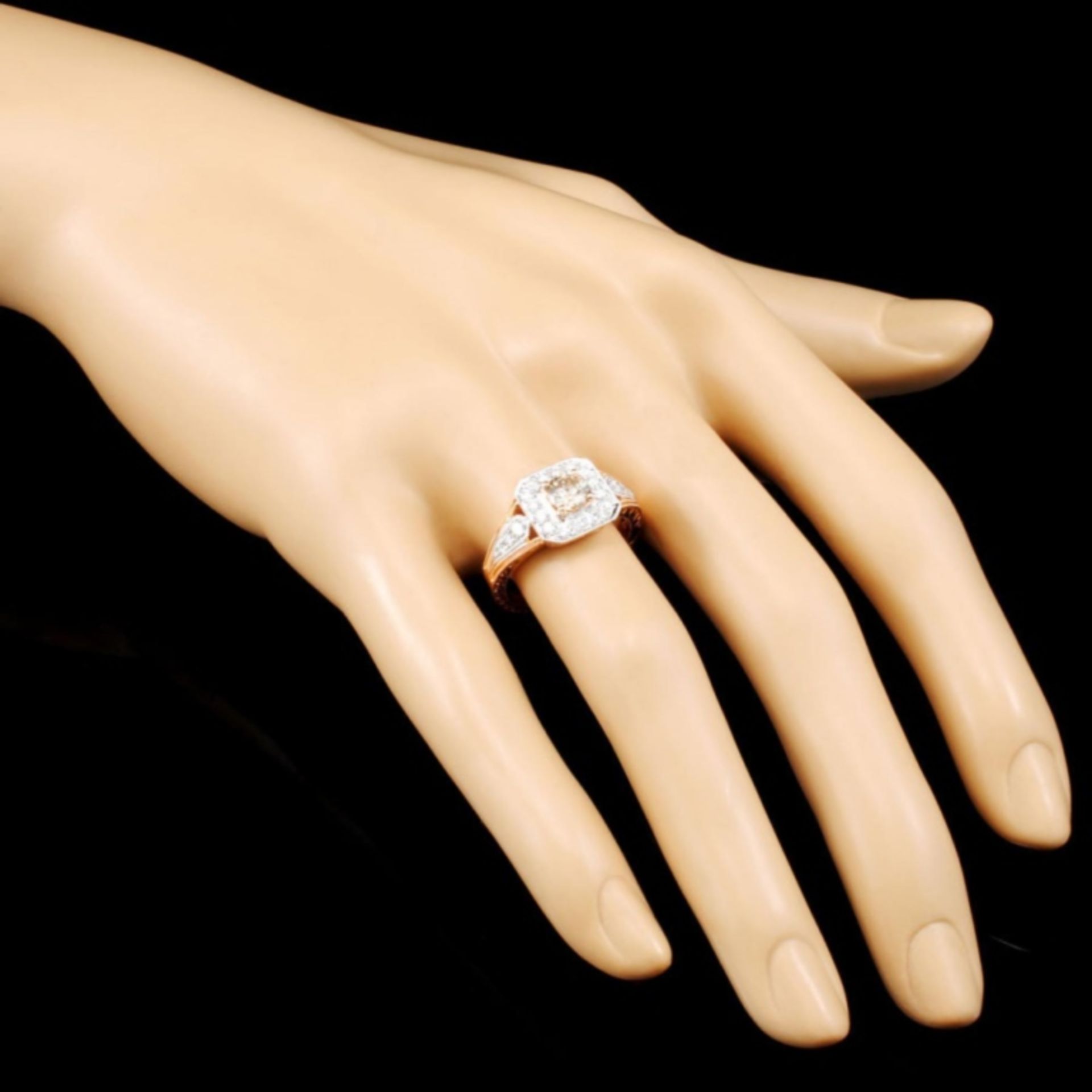 14K Gold 1.01ctw Diamond Ring - Image 3 of 5