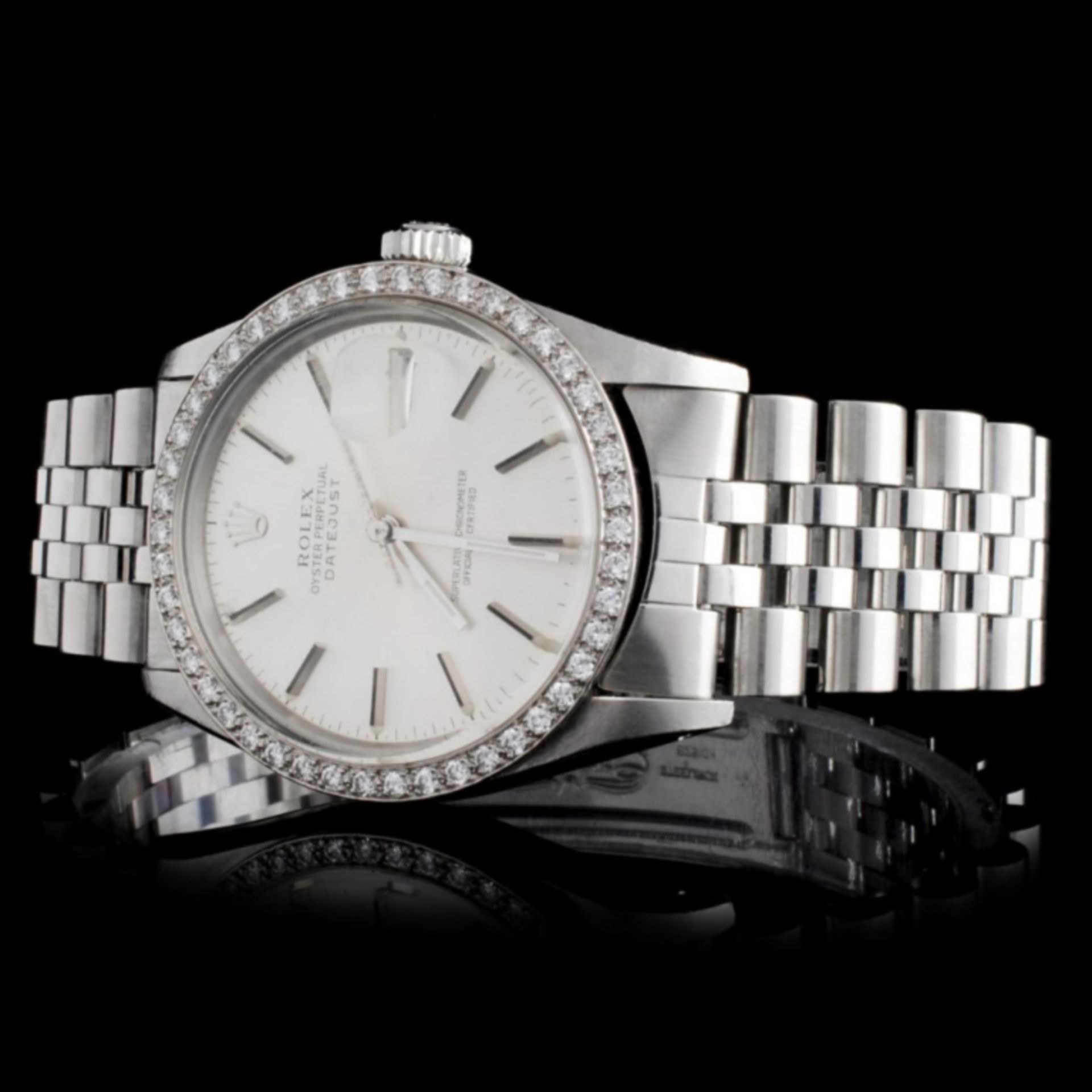 Rolex SS DateJust Diamond 36MM Wristwatch - Image 2 of 5