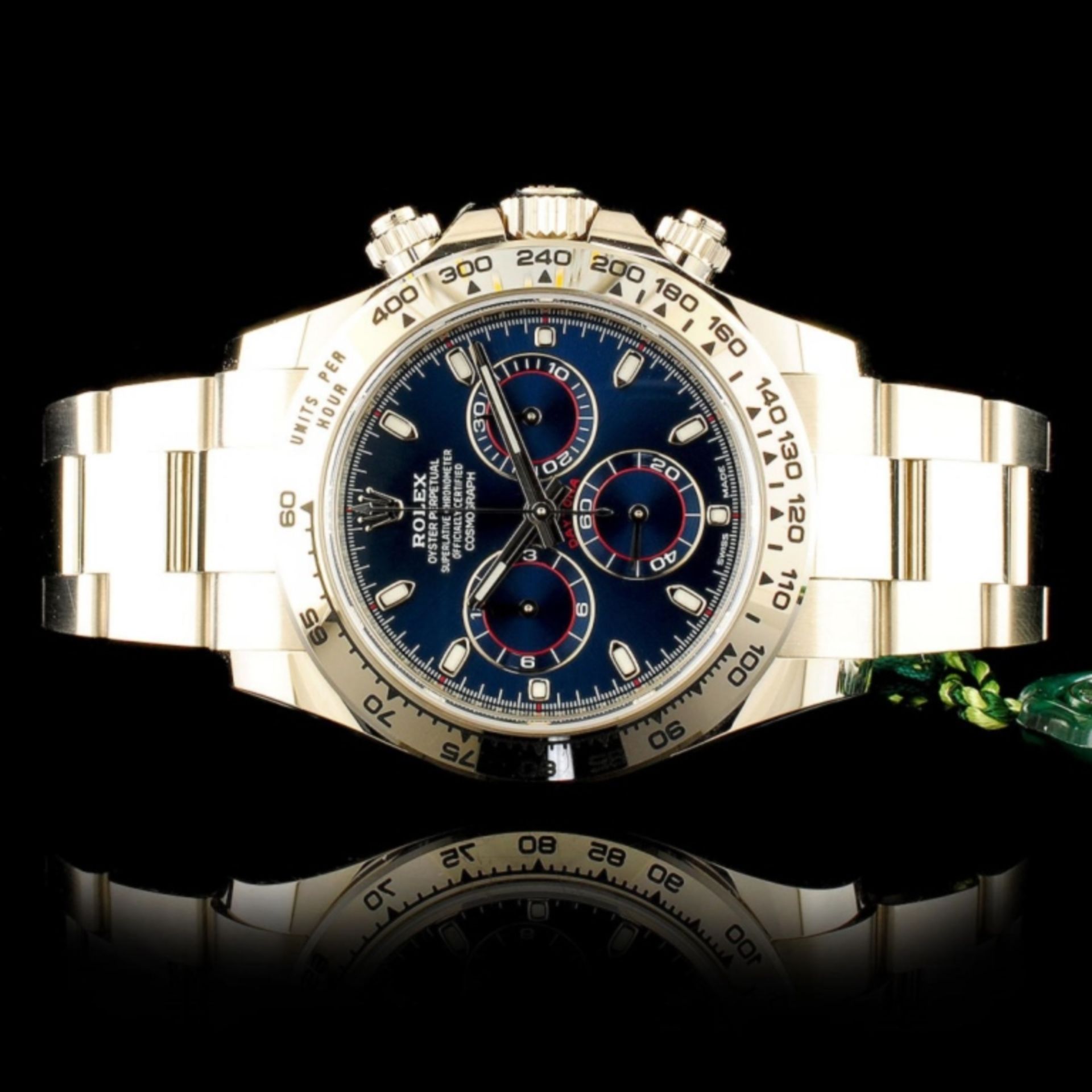 Rolex Daytona 18K Gold Blue Dial Cosmograph - Image 2 of 5