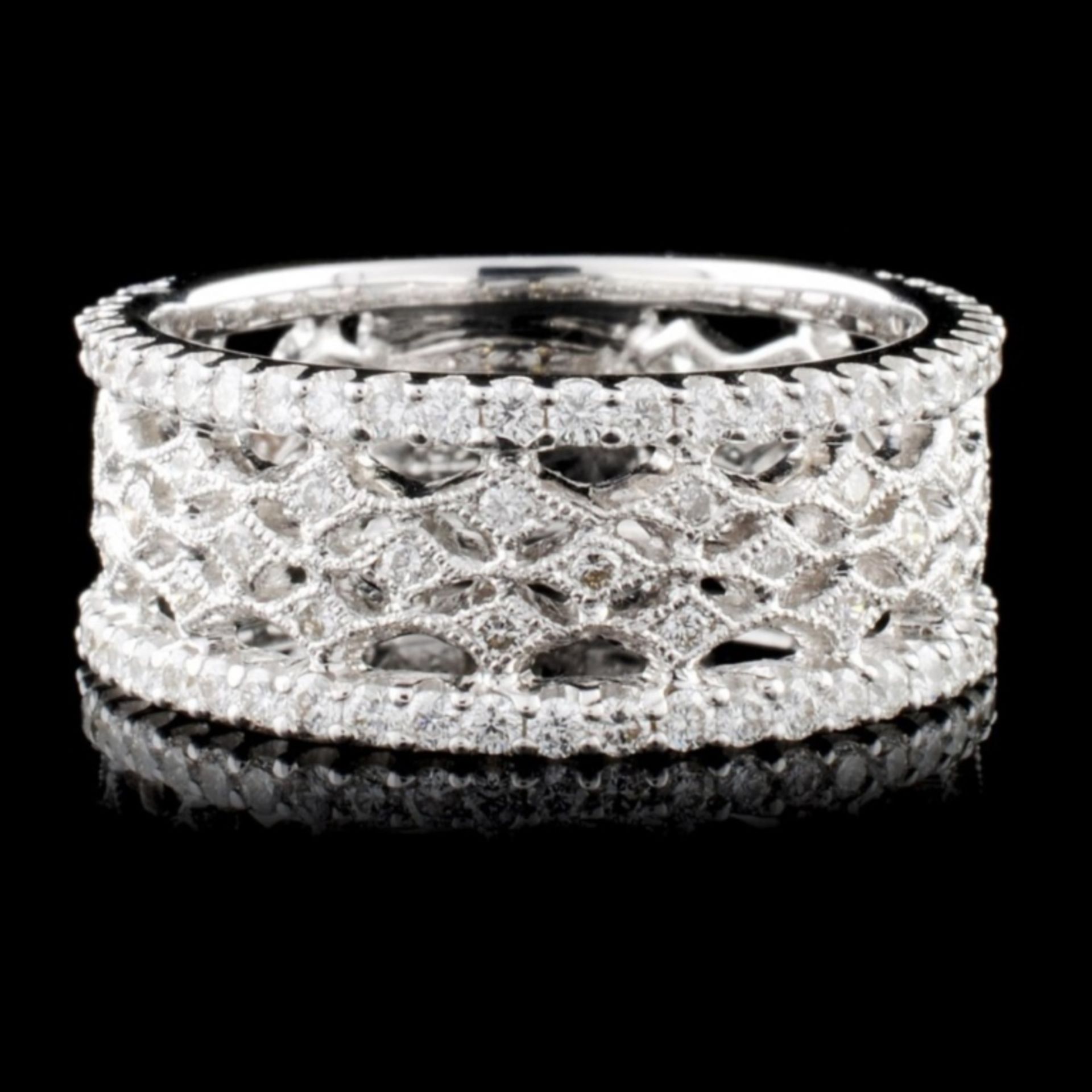 18K White Gold 0.95ct Diamond Ring