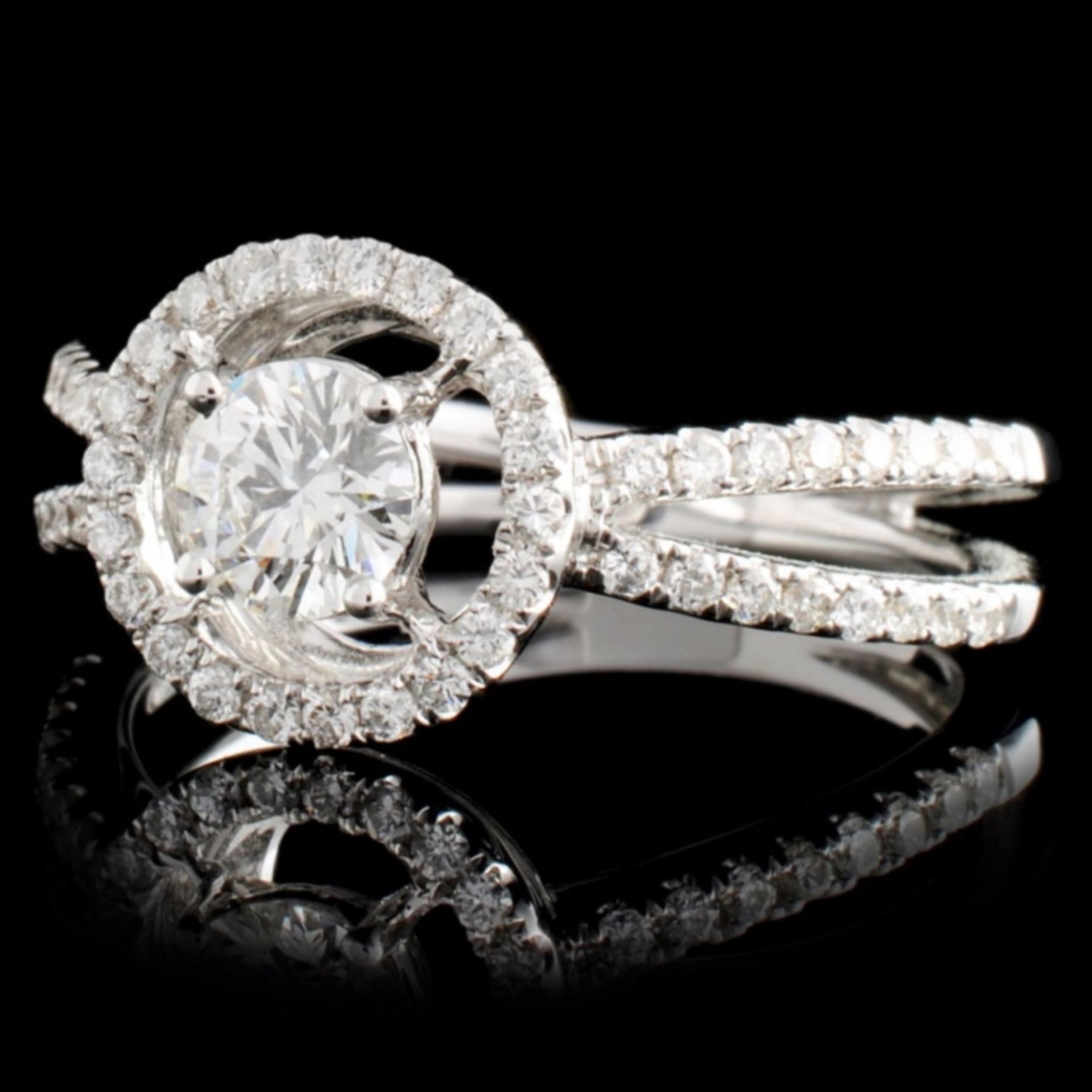 18K White Gold 0.76ctw Diamond Ring - Image 2 of 4