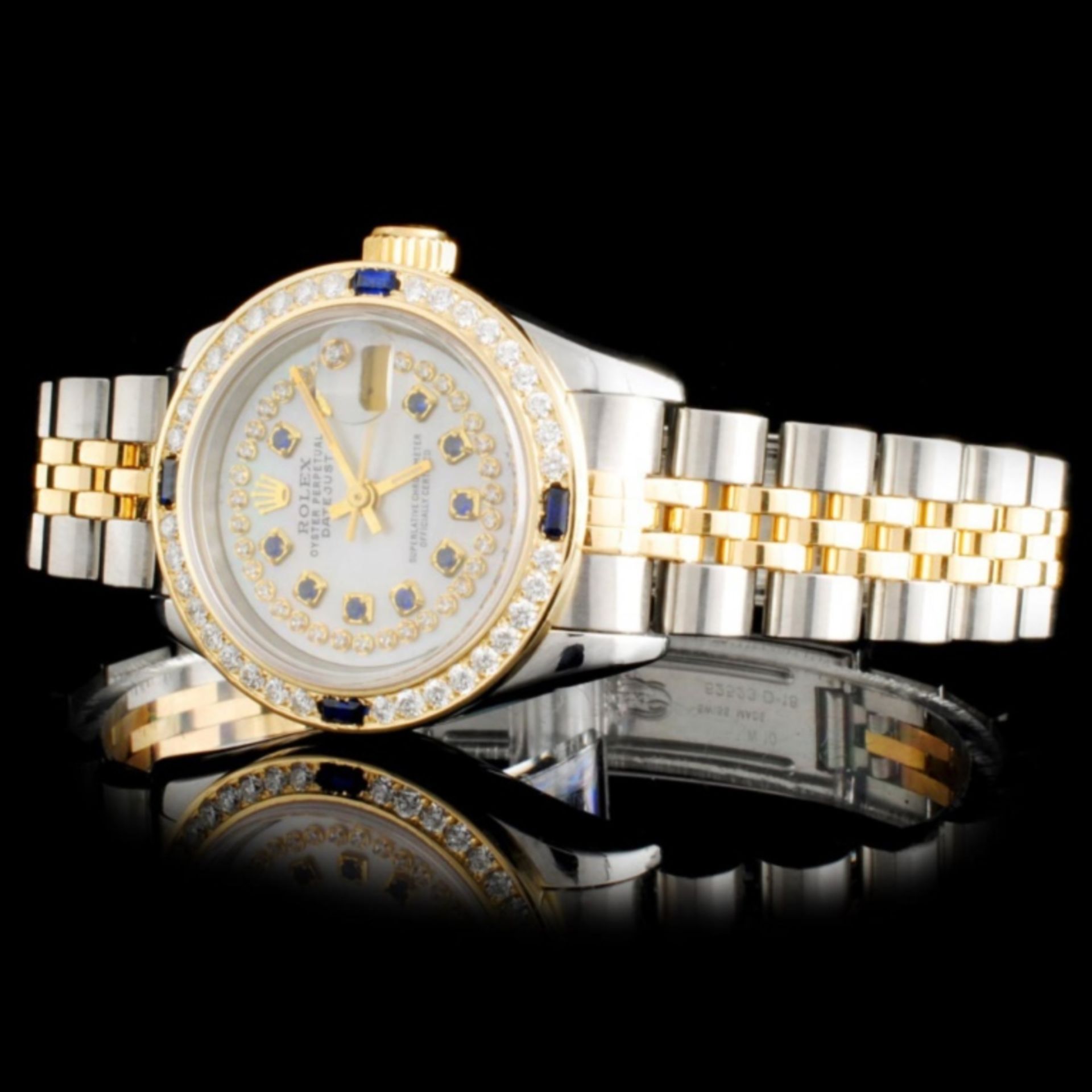 Rolex YG/SS DateJust Diamond Ladies Watch - Image 2 of 5