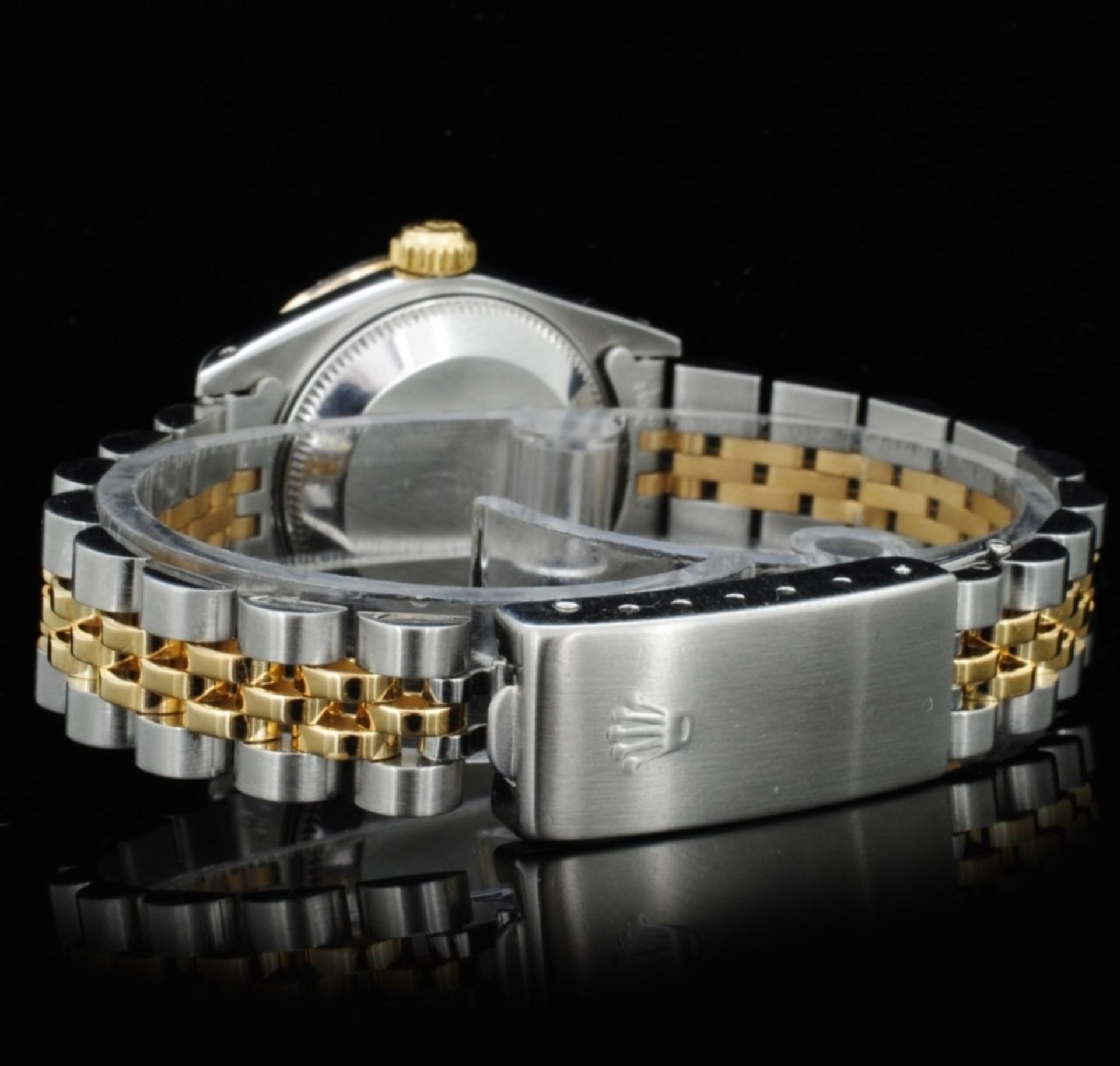 Rolex YG/SS DateJust Ladies Diamond Watch - Image 3 of 5