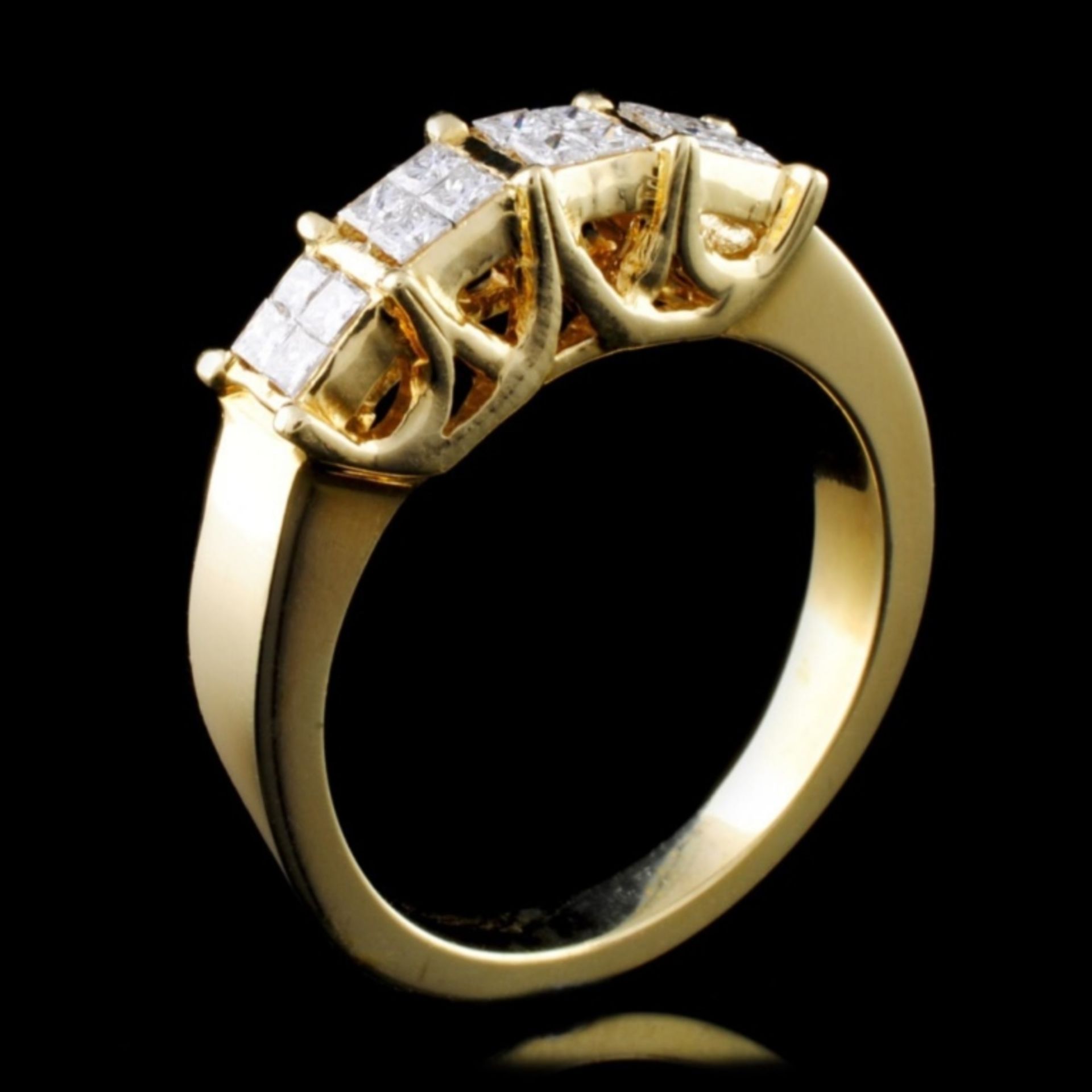 18K Yellow Gold 0.62ctw Diamond Ring - Image 2 of 4