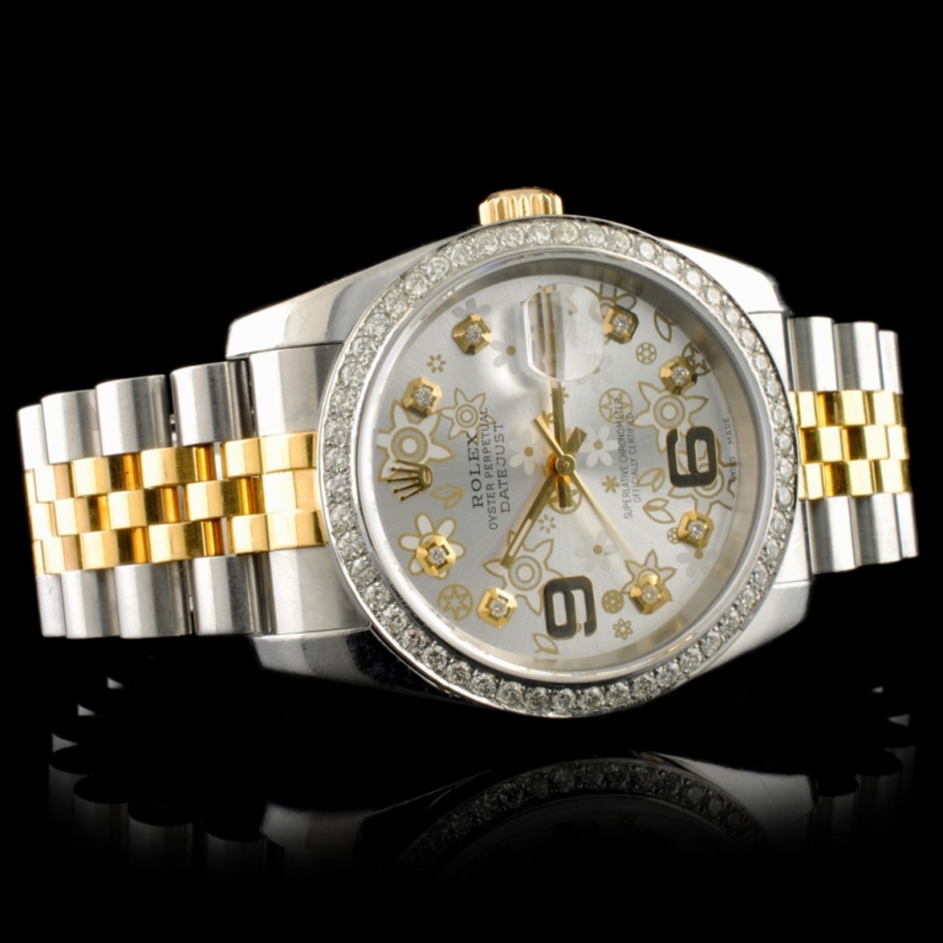 Rolex DateJust 116233 18K YG/SS Diamond 36MM Watch - Image 3 of 7