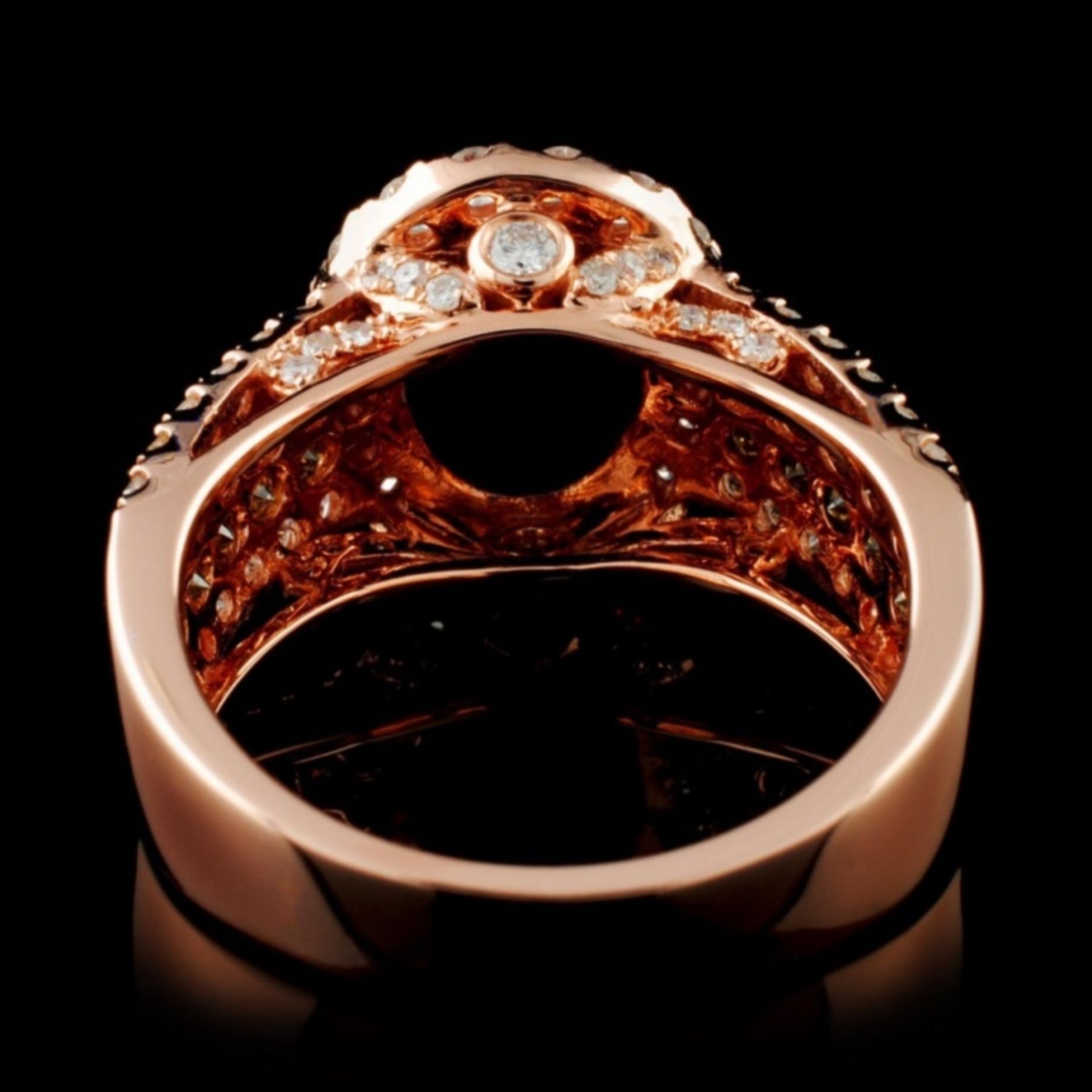 14K Rose Gold 2.38ct Opal & 1.90ct Diamond Ring - Image 3 of 4