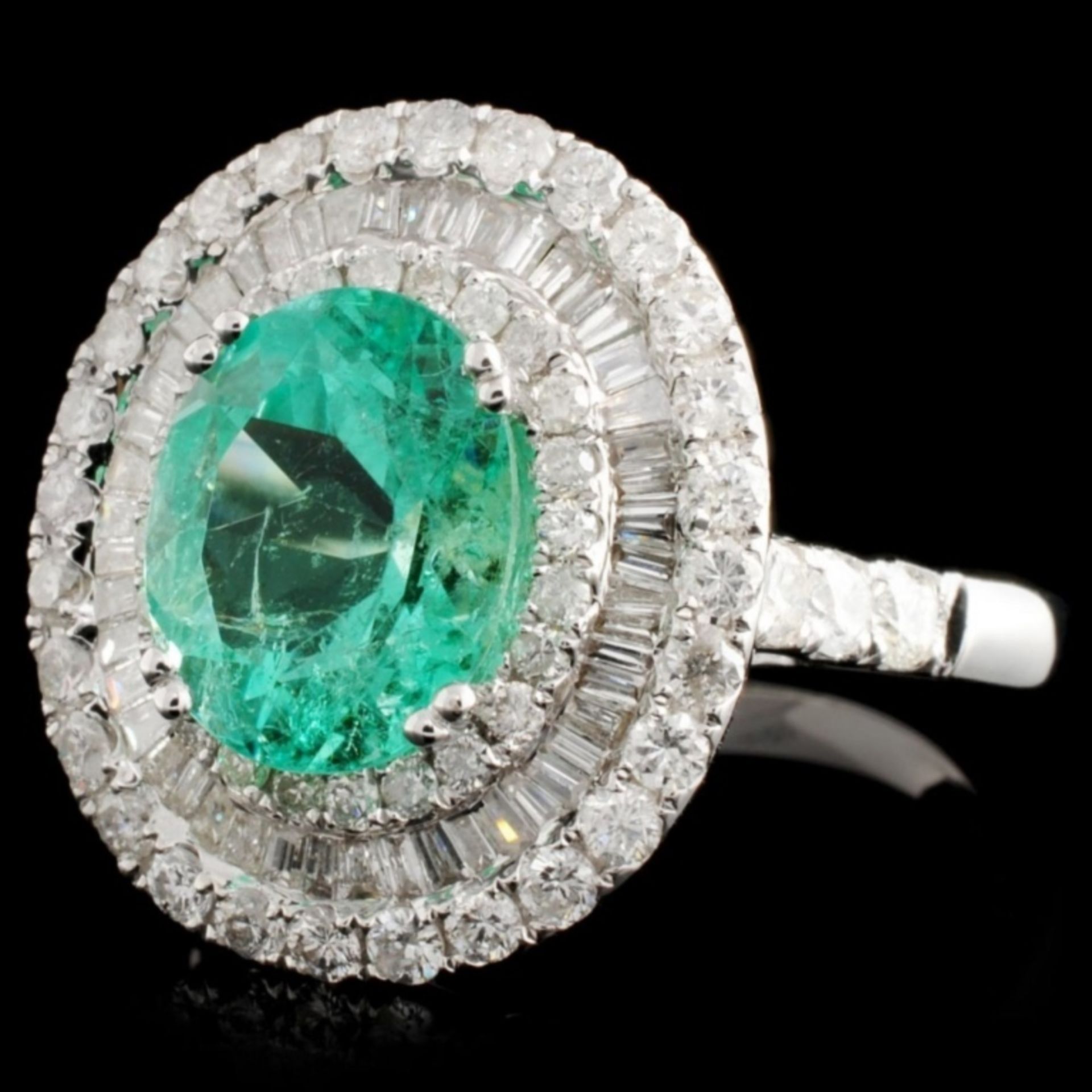 18K Gold 2.50ct Emerald & 1.79ctw Diamond Ring - Image 2 of 4