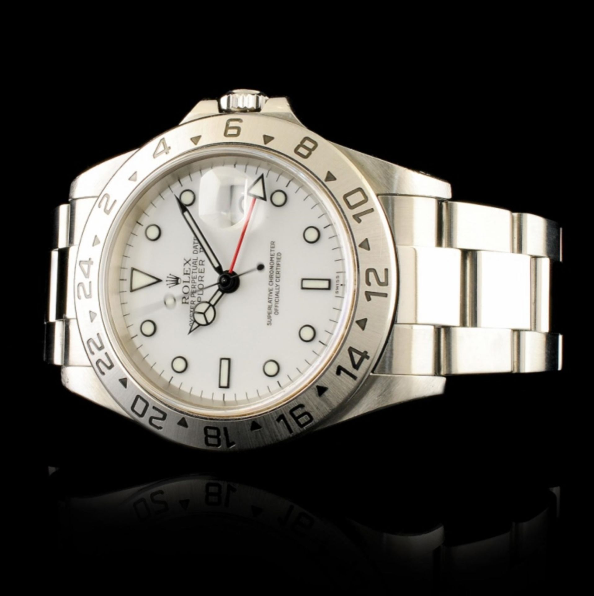 Rolex Explorer II Polar White SS 40MM Wristwatch - Image 2 of 5