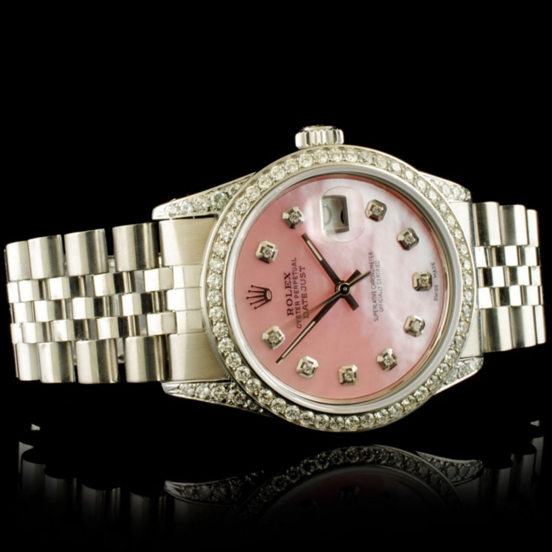 Rolex DateJust 1.50ct Diamond 36MM Wristwatch - Image 4 of 5