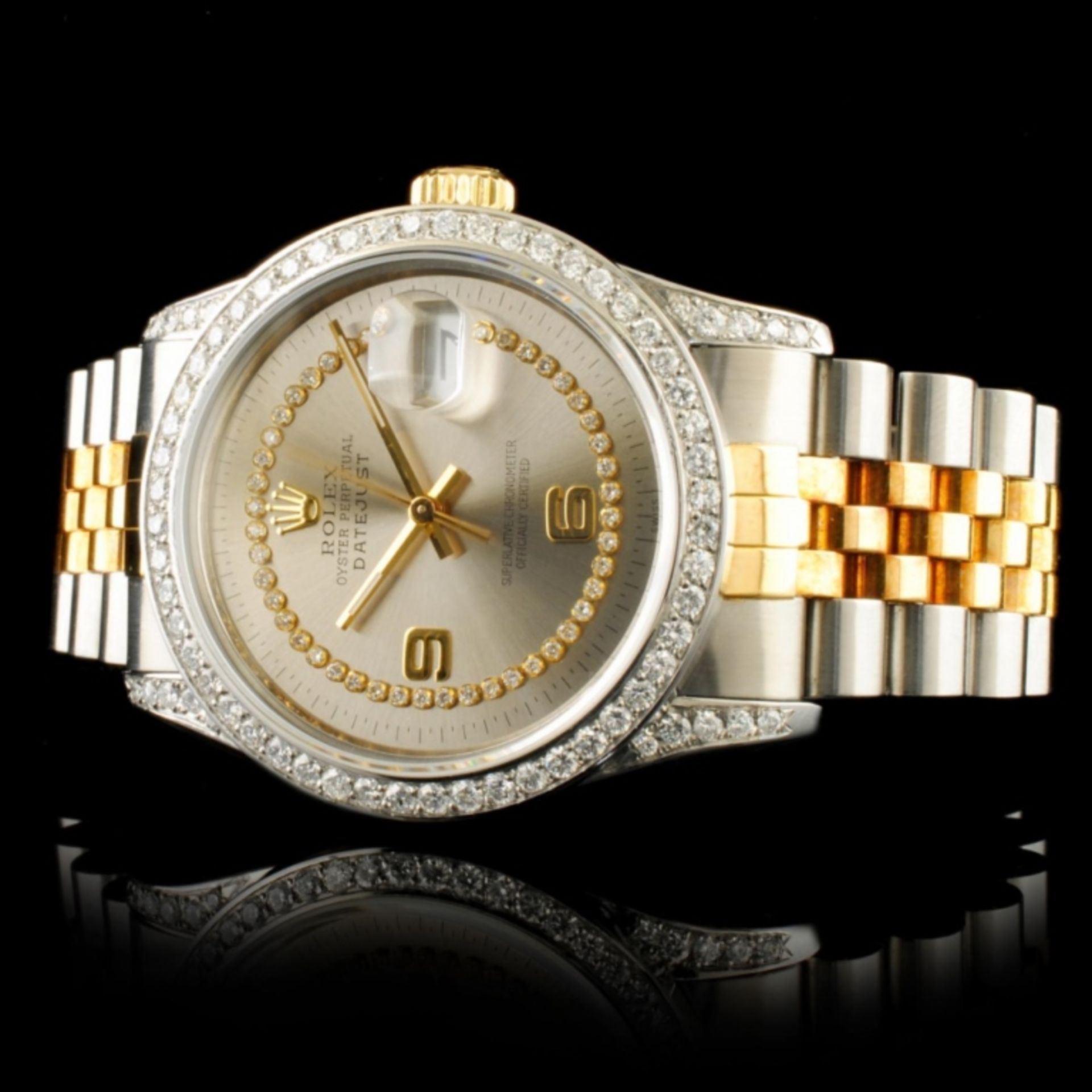Rolex DateJust 1.50ctw Diamond 36MM Wristwatch - Image 2 of 6