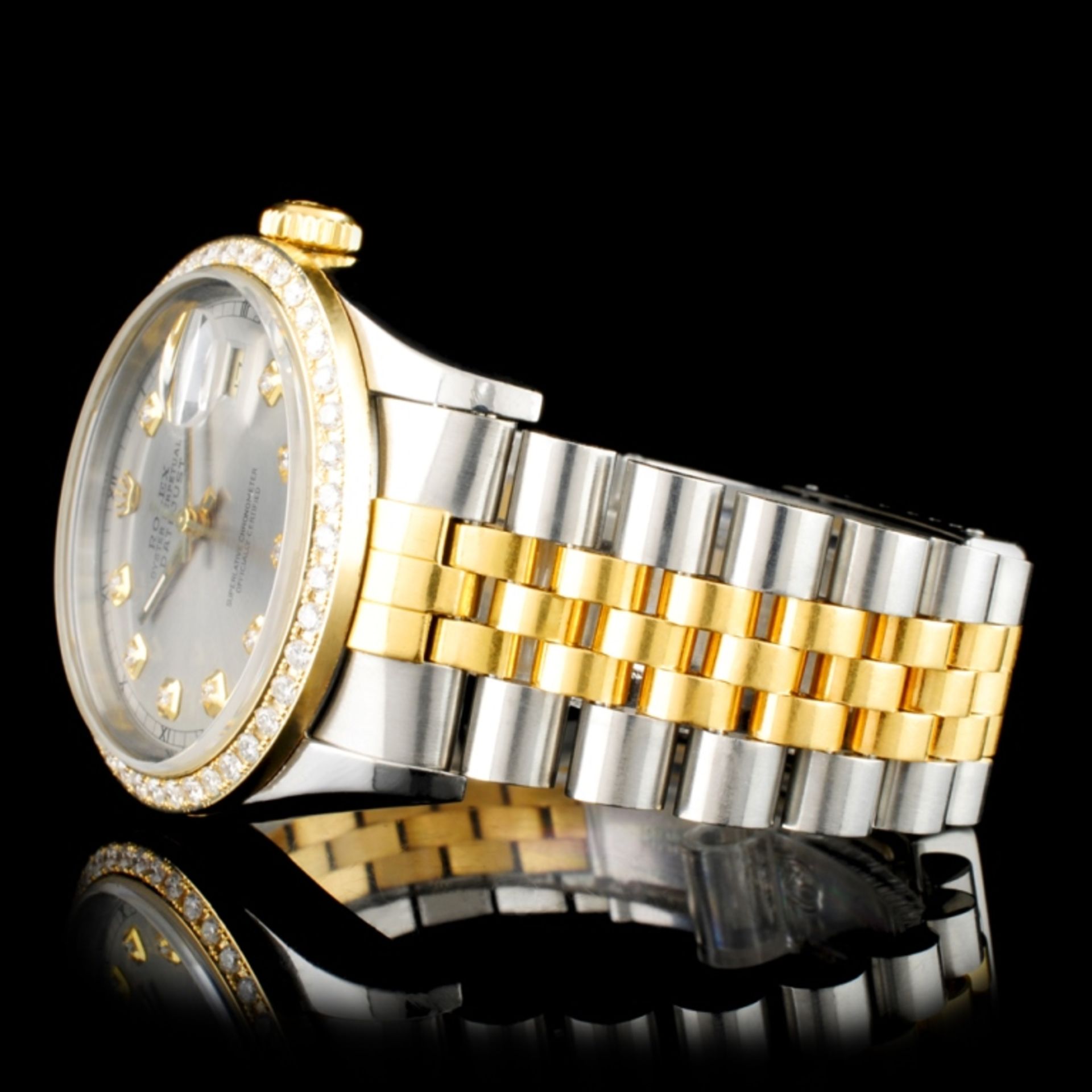 Rolex DateJust Diamond 36MM Wristwatch - Image 3 of 6