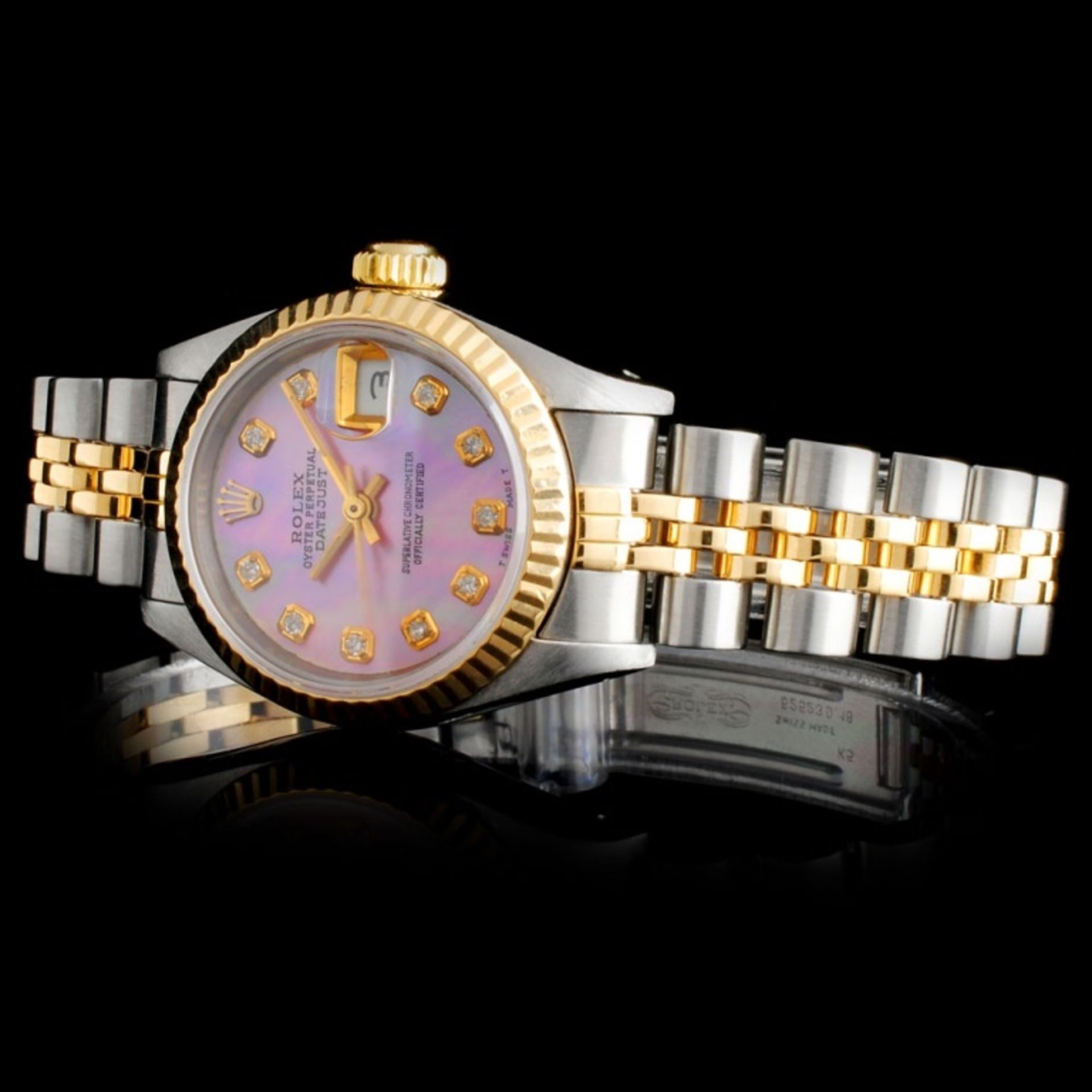 Rolex DateJust Diamond Ladies Watch - Image 2 of 5