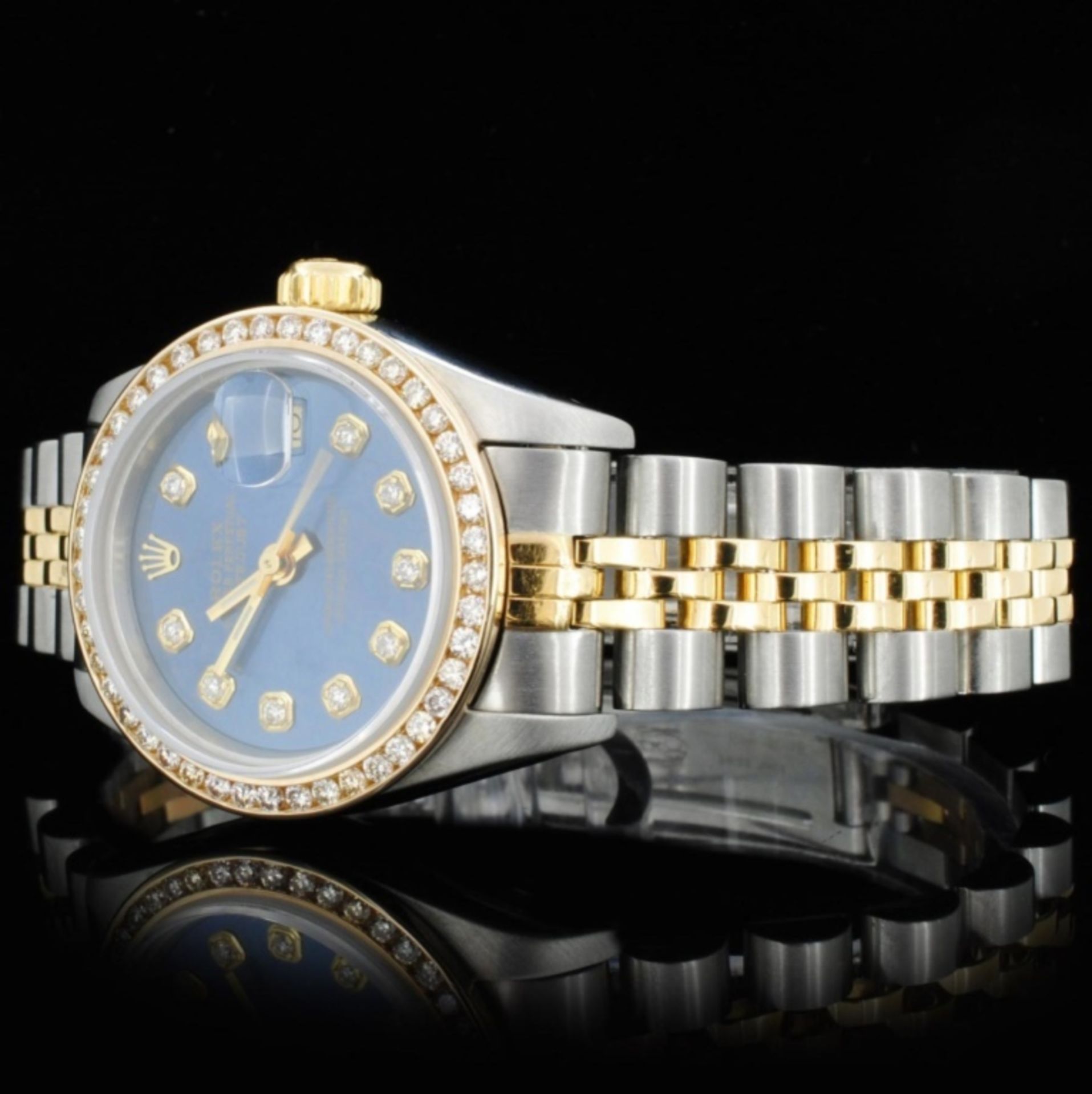 Rolex YG/SS DateJust Ladies Diamond Watch - Image 2 of 5