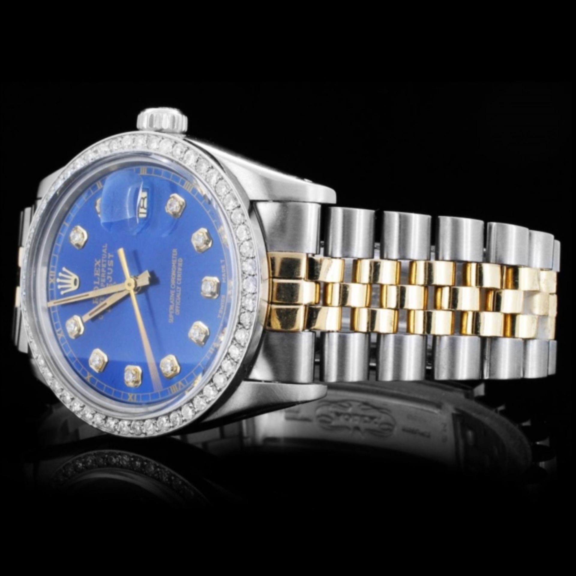 Rolex YG/SS DateJust Diamond 36mm Watch - Image 2 of 5