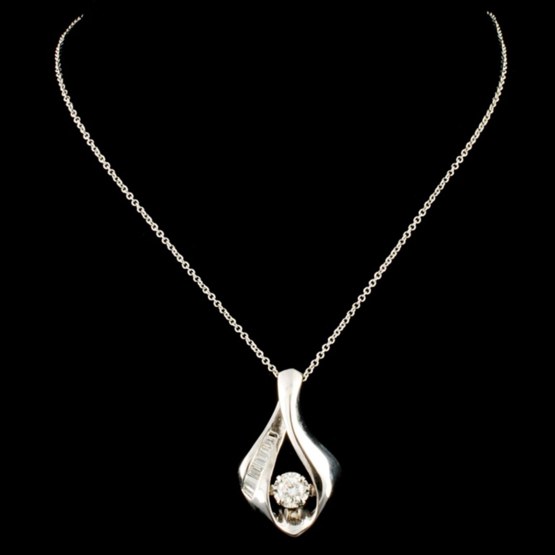 14K Gold 0.42ctw Diamond Pendant - Image 2 of 4