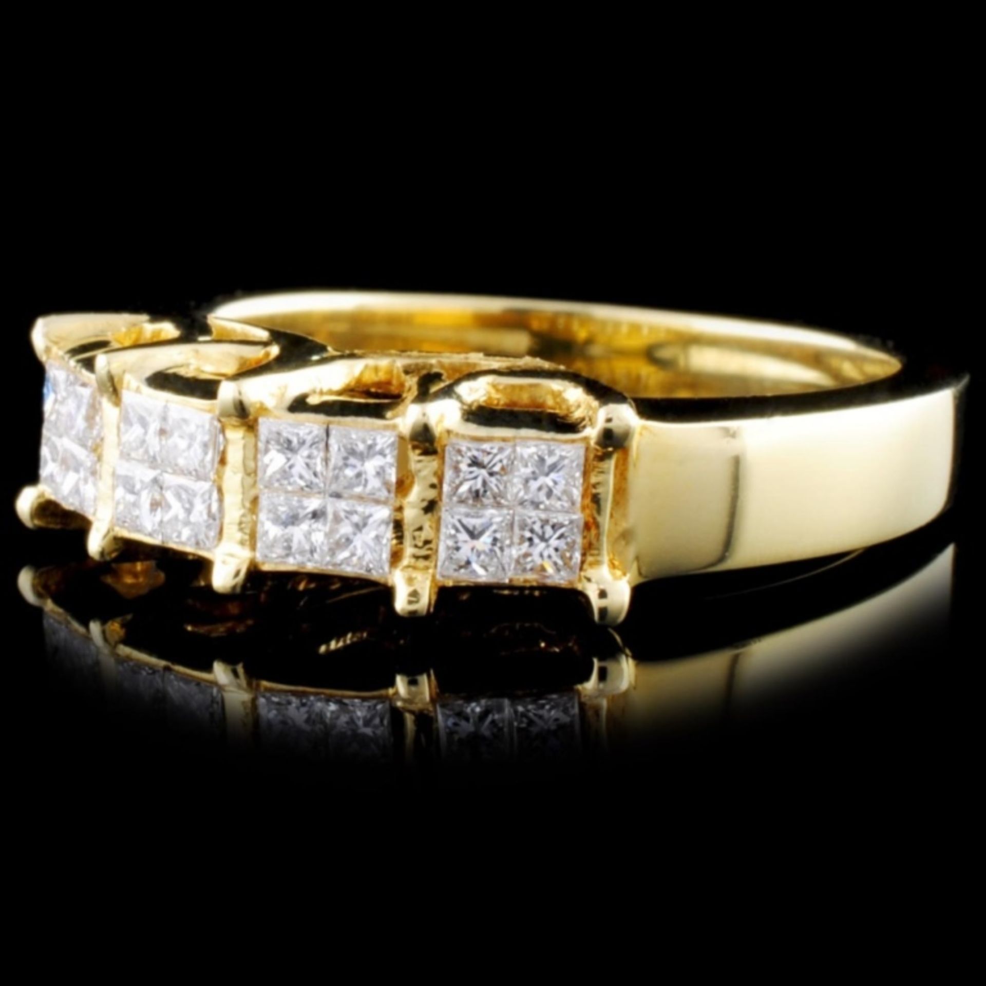 18K Yellow Gold 0.62ctw Diamond Ring - Image 3 of 4