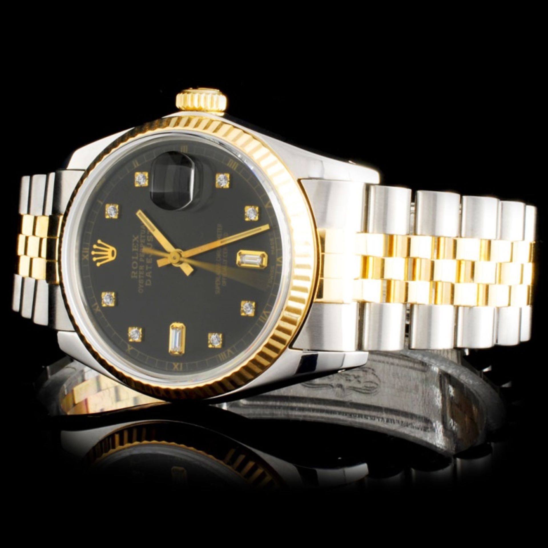 Rolex Two Tone DateJust Diamond 36MM Wristwatch - Image 2 of 5