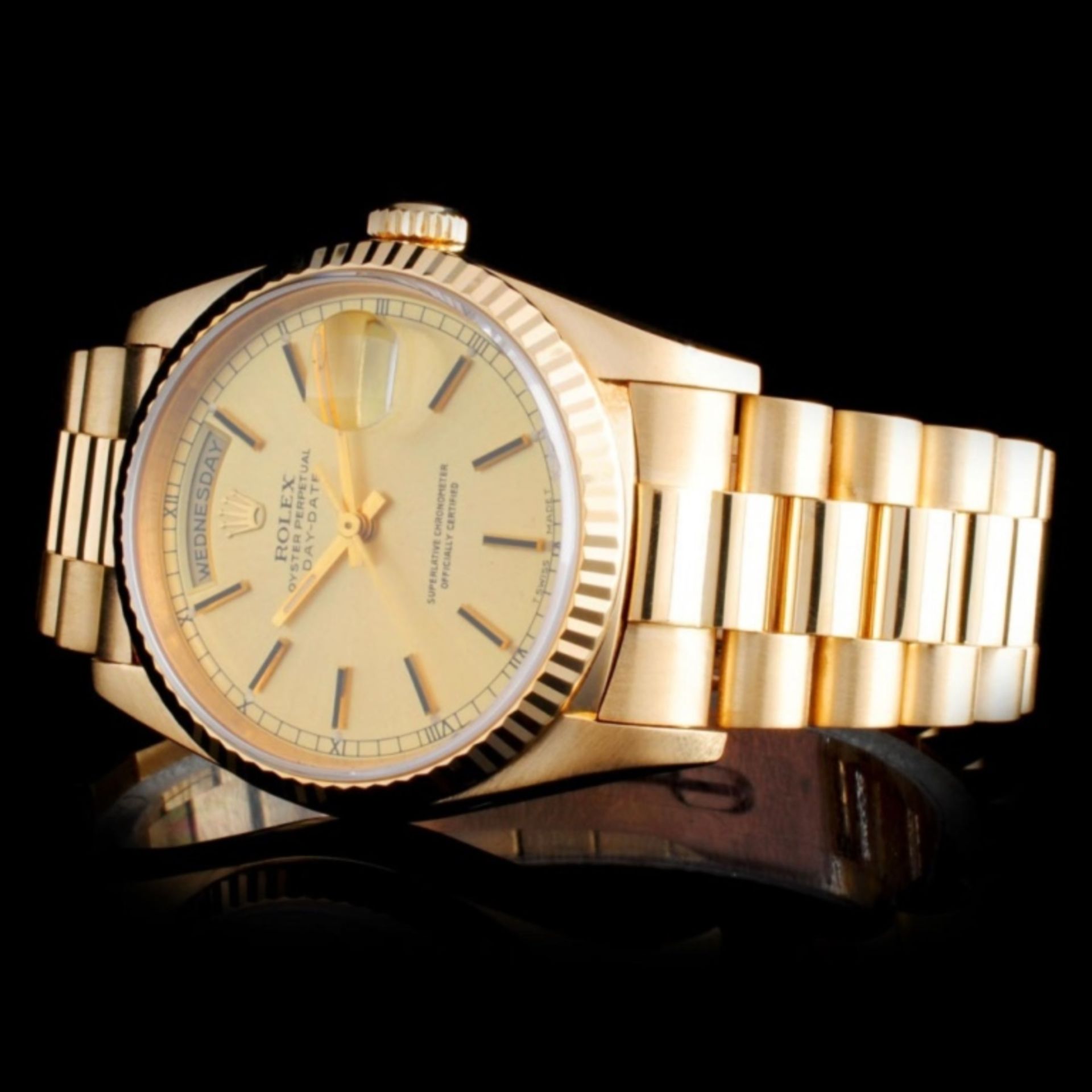 Rolex 18K YG Day-Date Men's Watch - Image 2 of 6