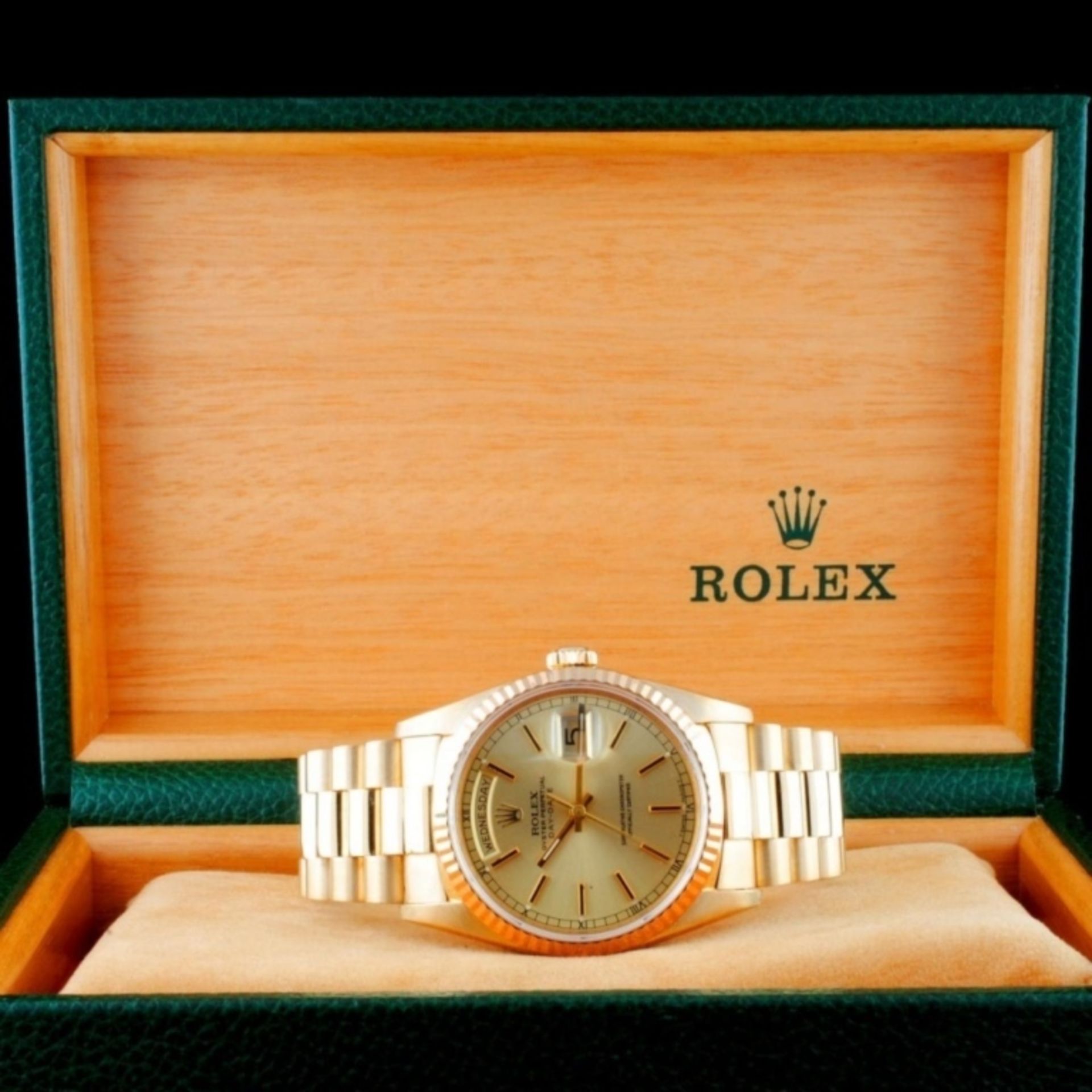 Rolex 18K YG Day-Date Men's Watch - Image 4 of 6